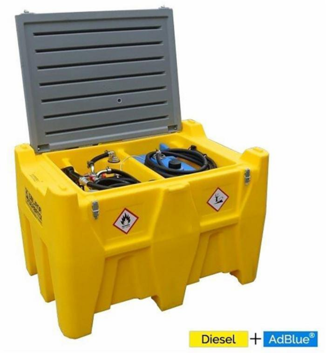 CONTENITORE DISTRIBUTORE GASOLIO + ADBLUE 400+50 EMILIANA SERBATOI