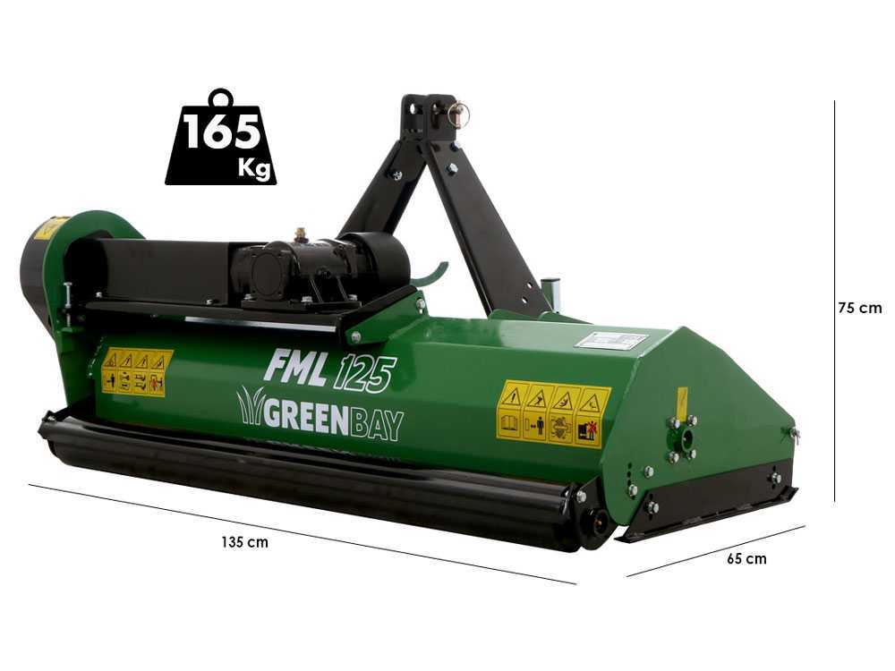 Trinciaerba a trattore Greenbay FML 125