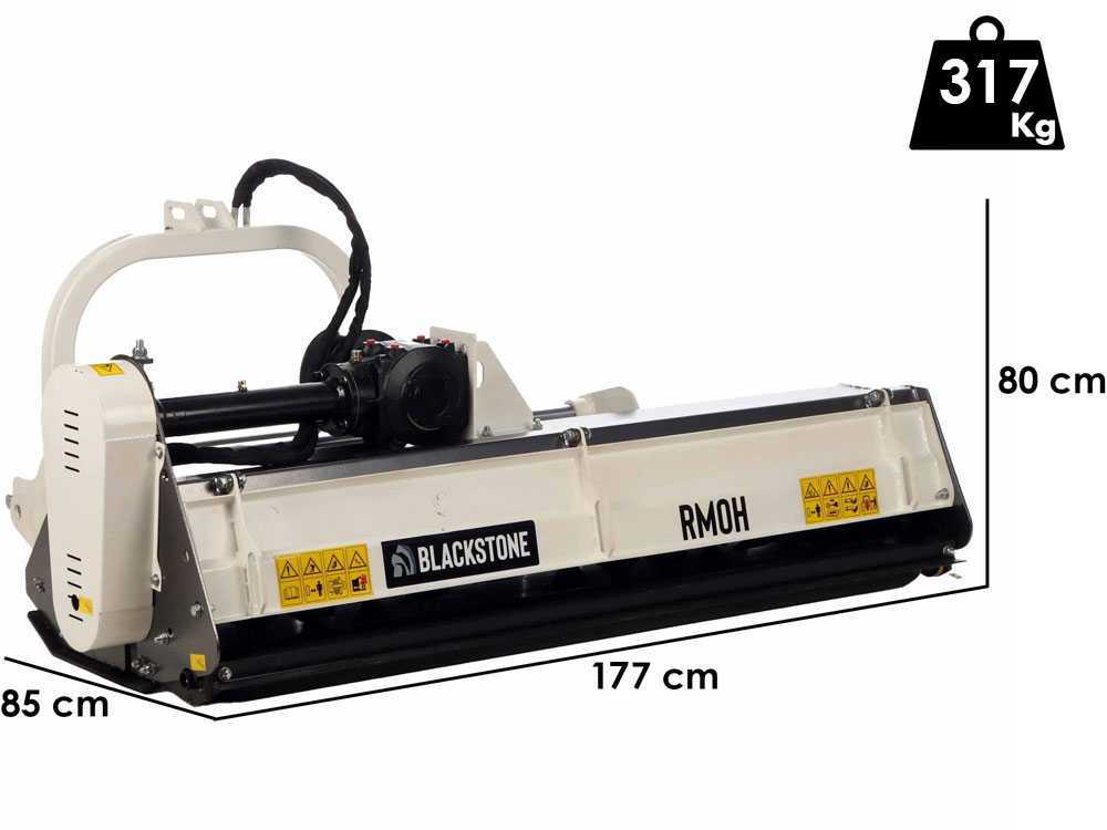 BlackStone RMOH 165 - Trinciaerba per trattore - Serie Media Spostamento idraulico
