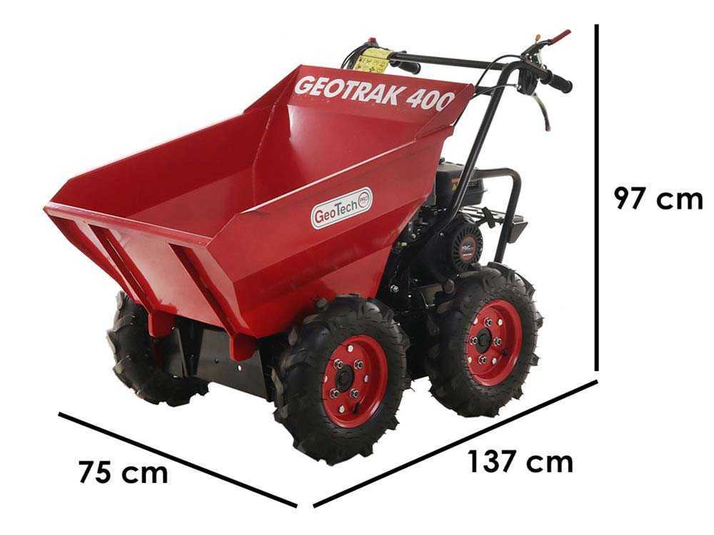Motocarriola GeotechPro Geotrak 400 4x4