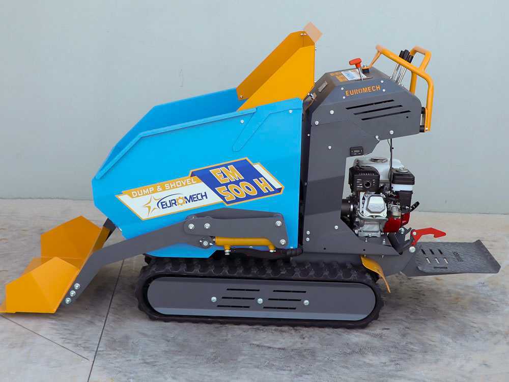 Motocarriola EuroMech EM500H-Dump & Shovel