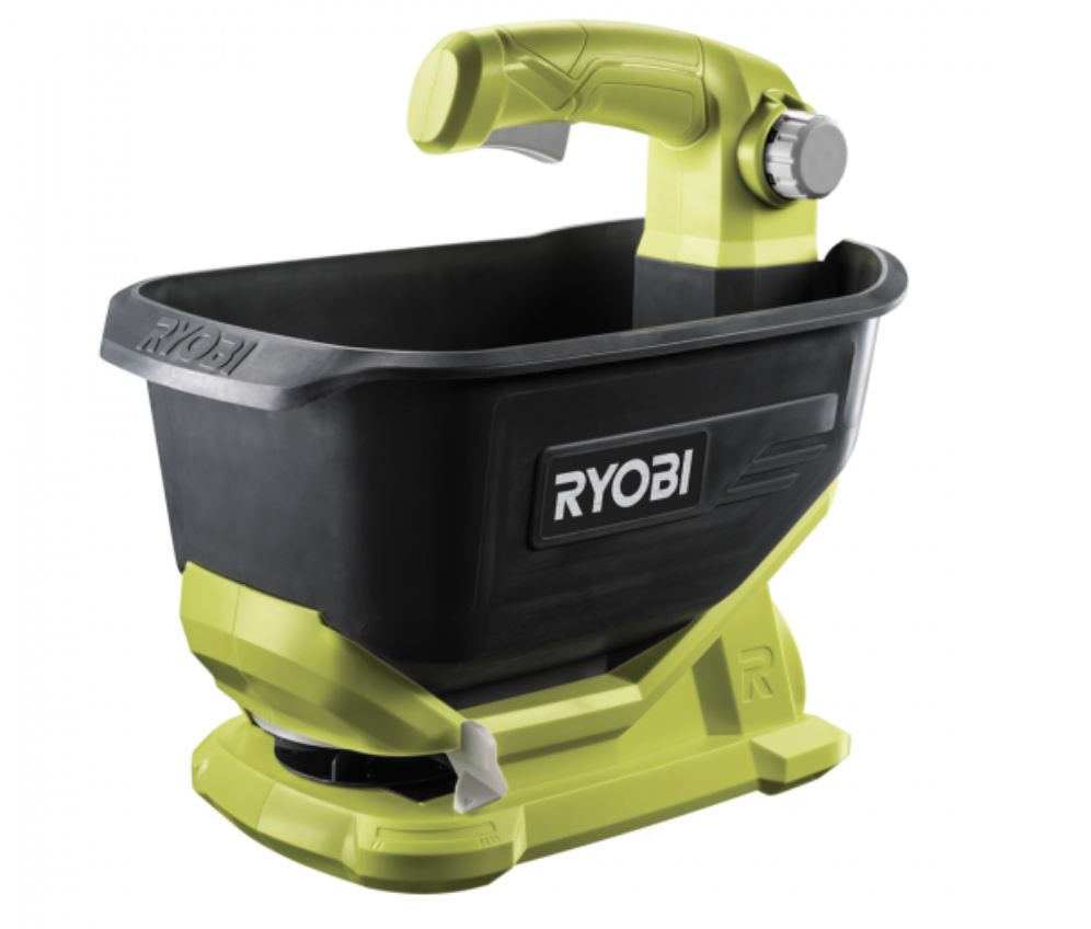 Spargitore Ryobi elettrico, per concime sale seme