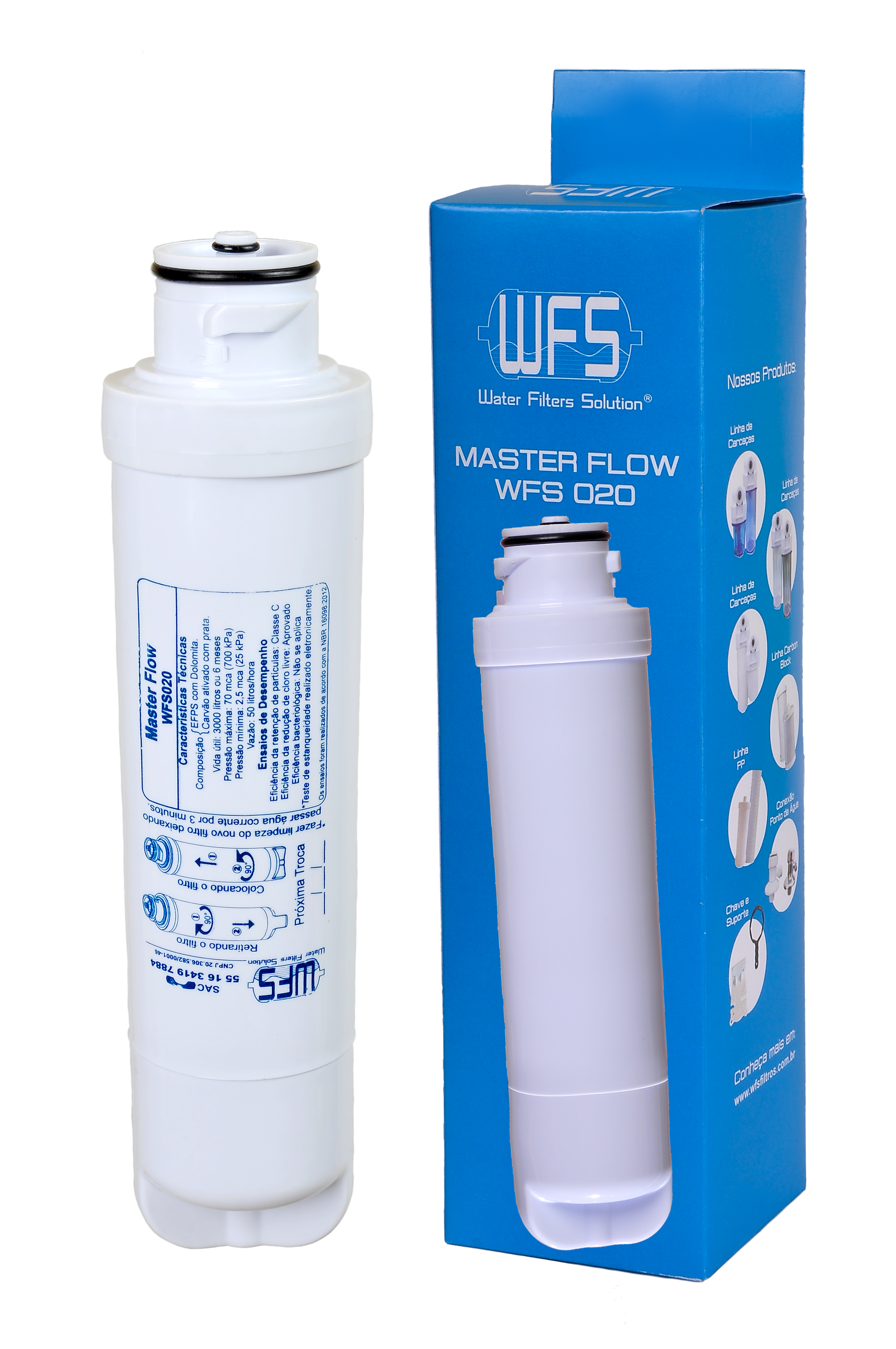 Refil WFS 020 Master Flow - Cor Branco
