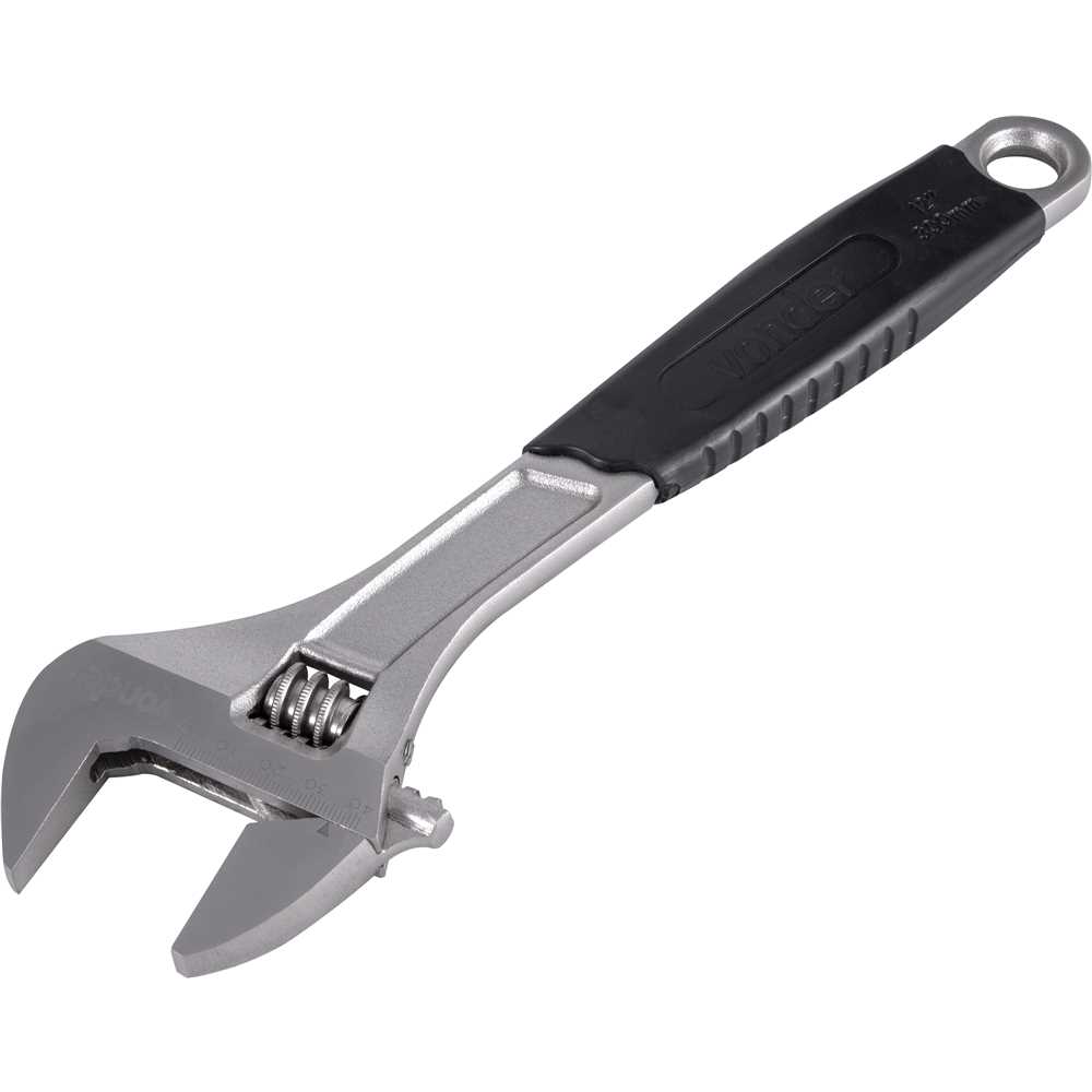 Chave Inglesa Ajustável c/ Cabo Emborrachado