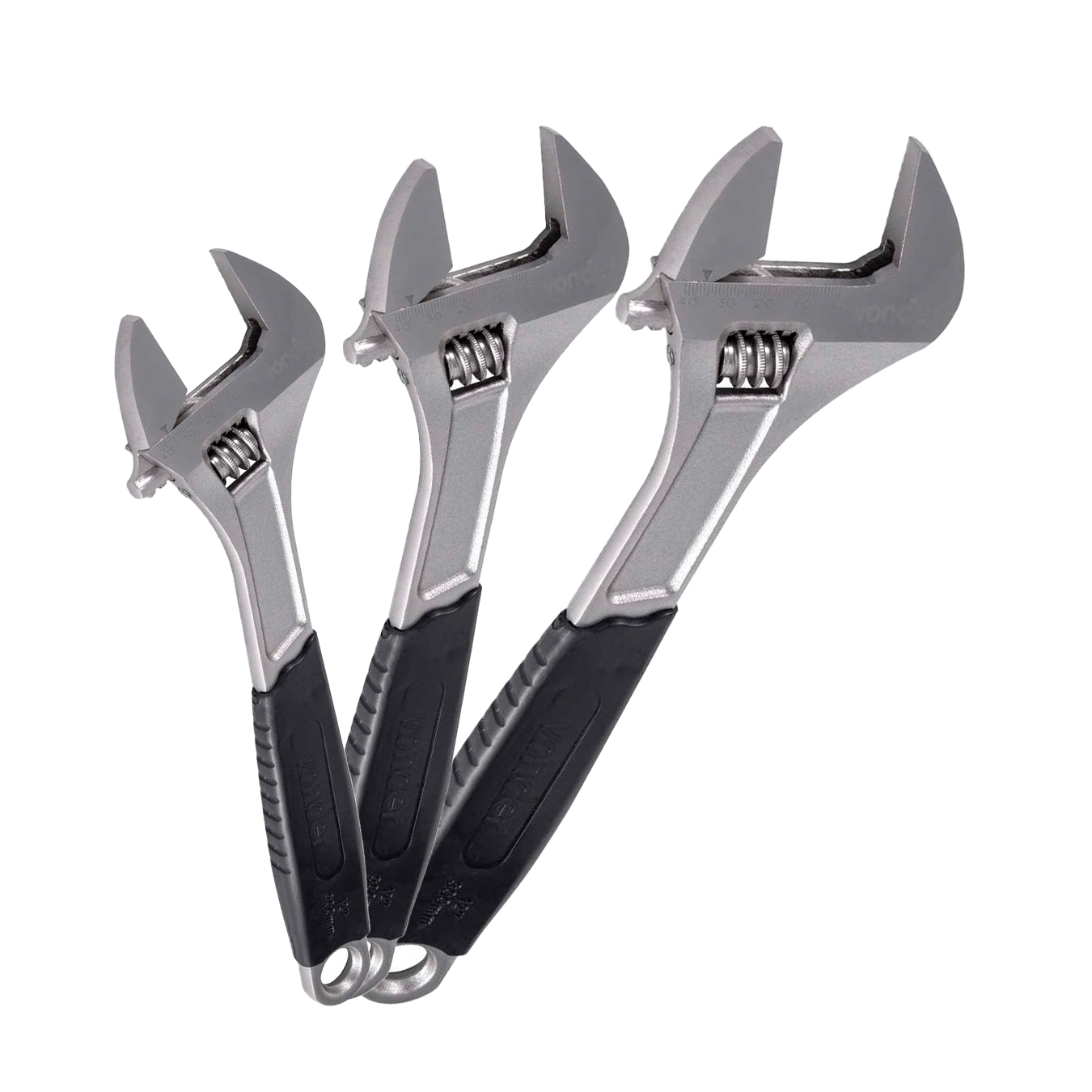 Chave Inglesa Ajustável c/ Cabo Emborrachado