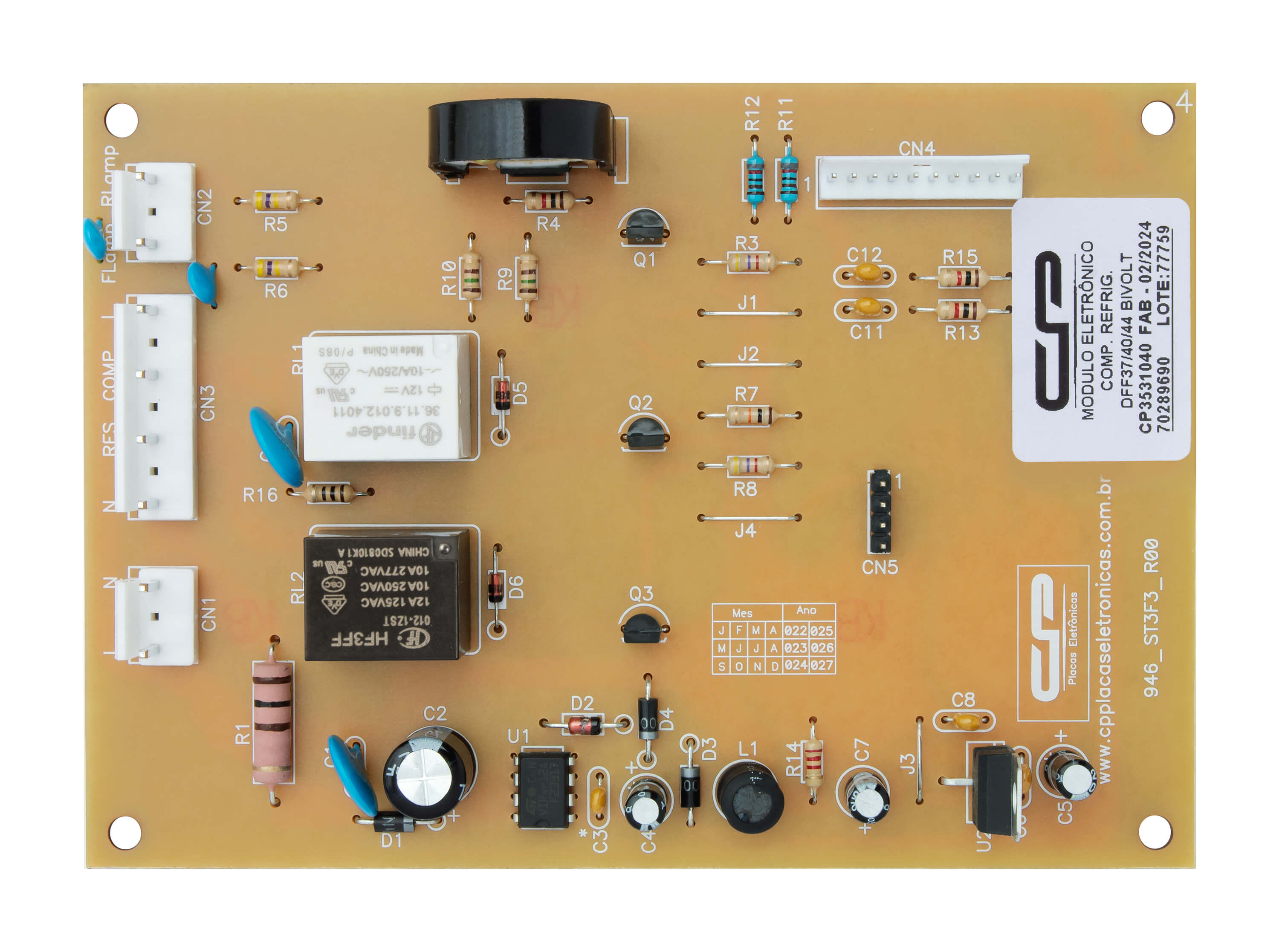 Placa Eletrônica Geladeira Electrolux DFF37/40/44 bivolt Similar