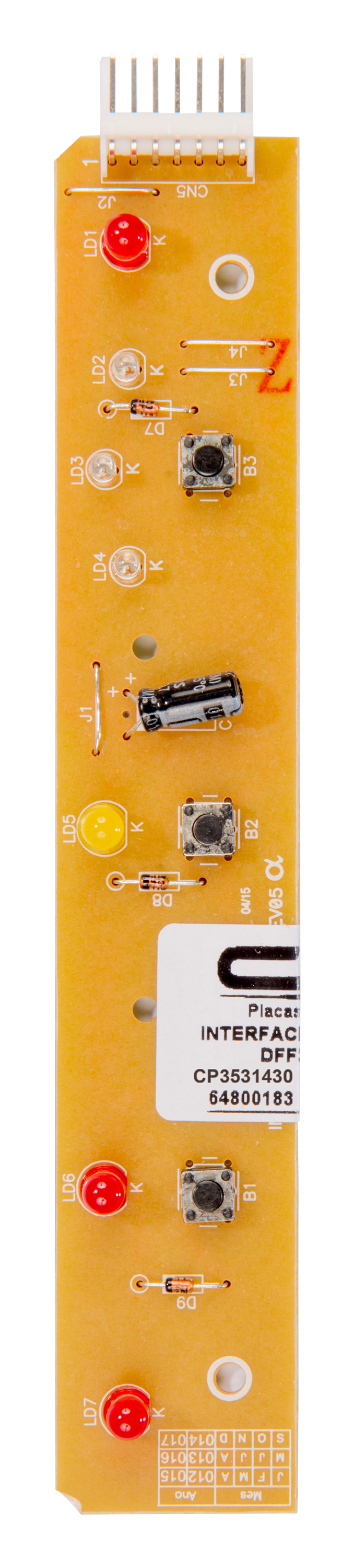 Placa de Interface Geladeira Electrolux DFF37/40/44 bivolt Similar