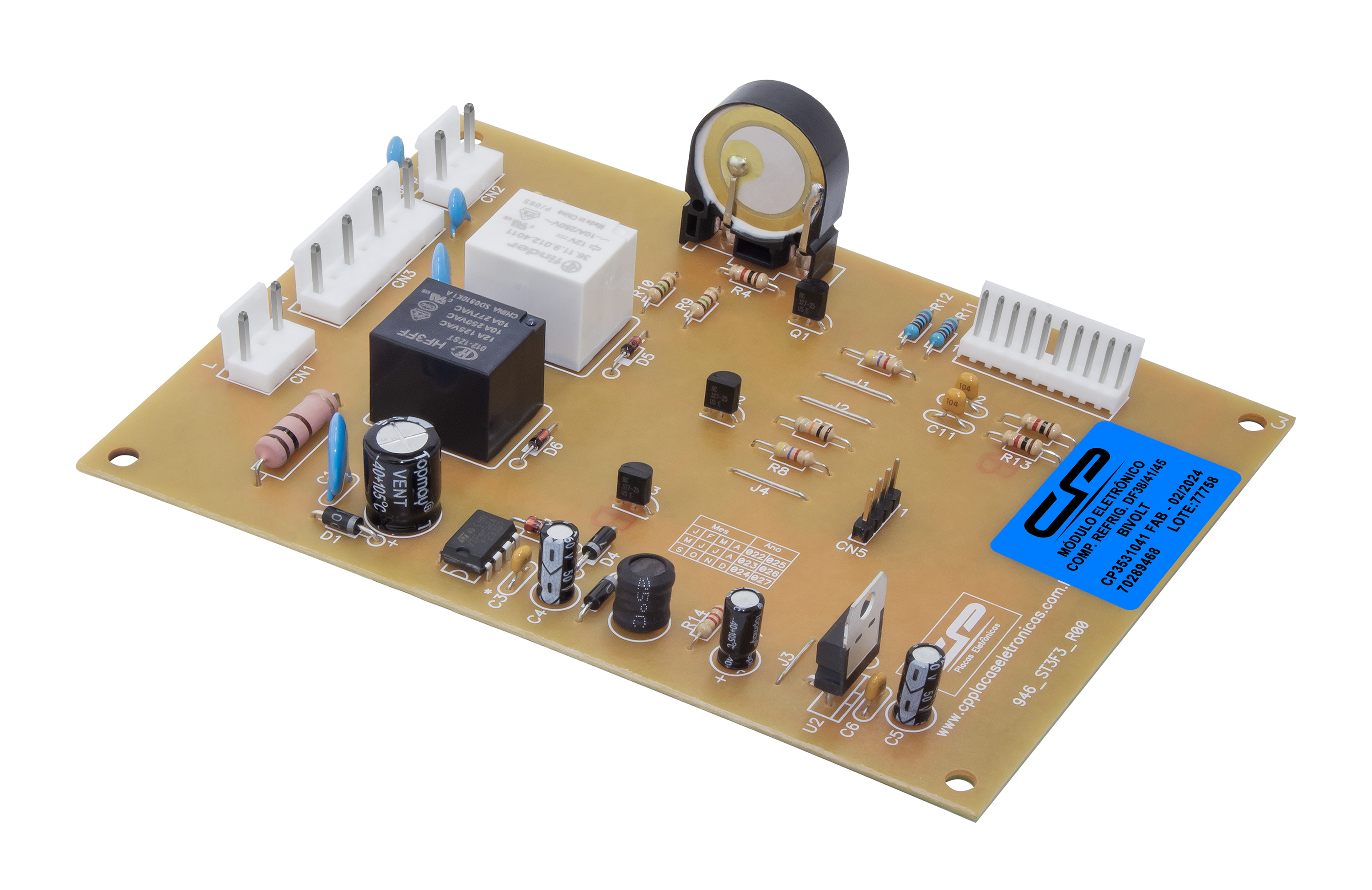 Módulo Eletrônico Geladeira Electrolux DF38/41/45 bivolt Similar