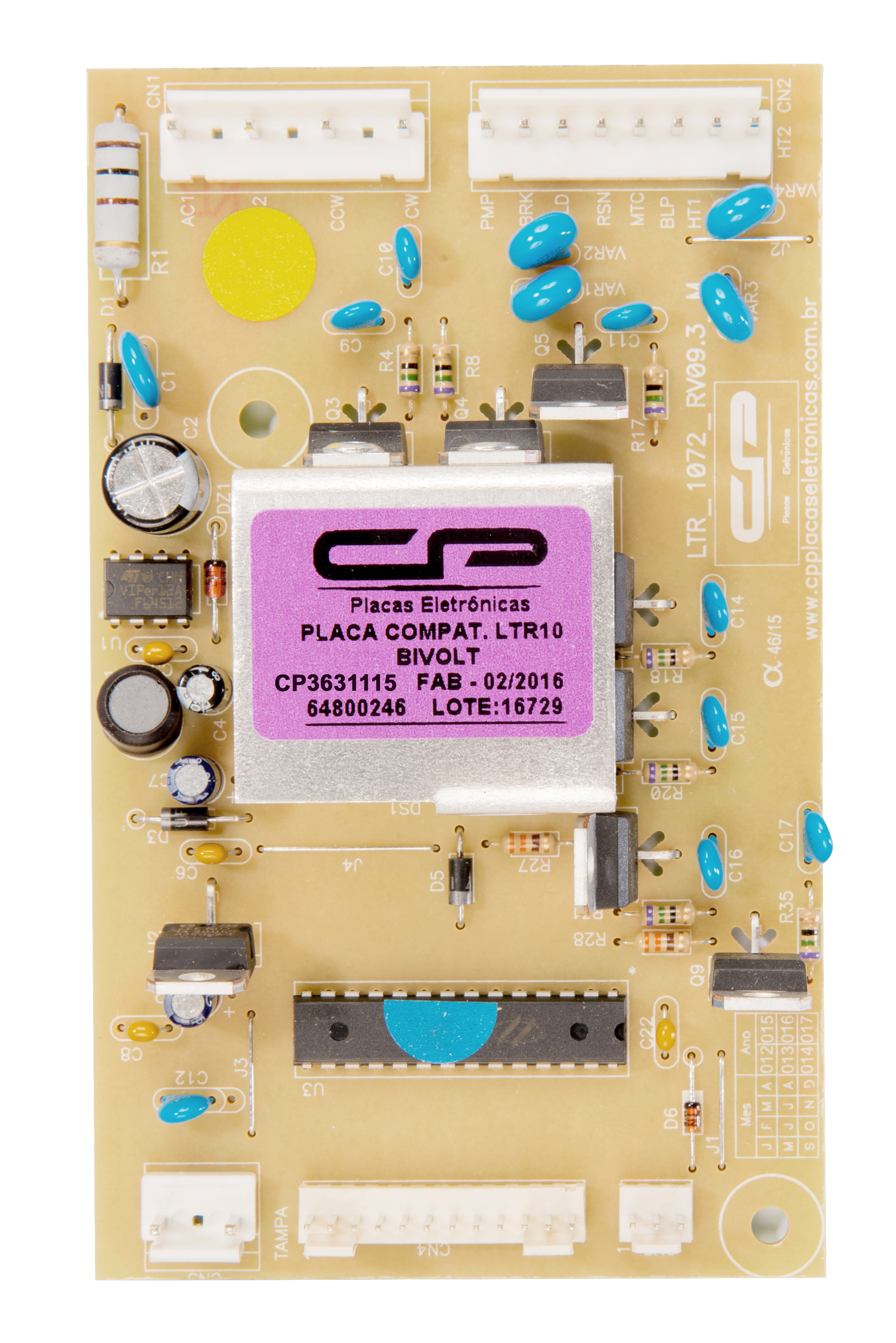 Placa Eletrônica Lavadora Electrolux LTR10 bivolt Similar