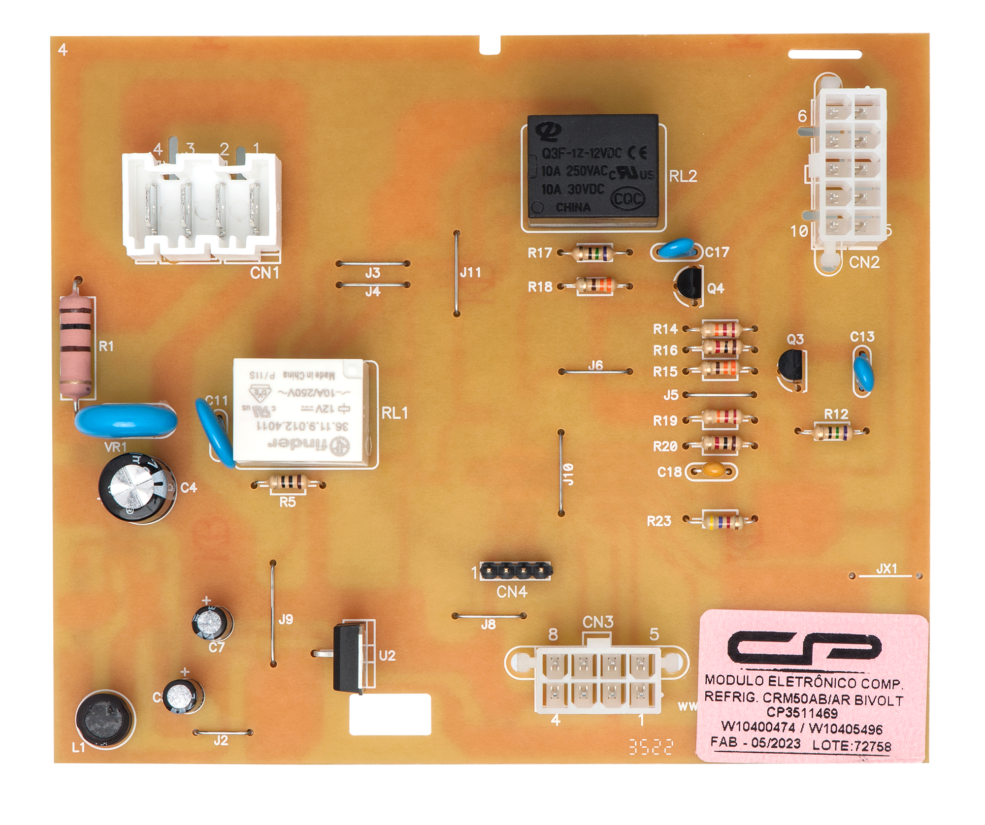 Módulo Eletrônico Geladeira Brastemp/Consul CRM50AB/AR bivolt Similar