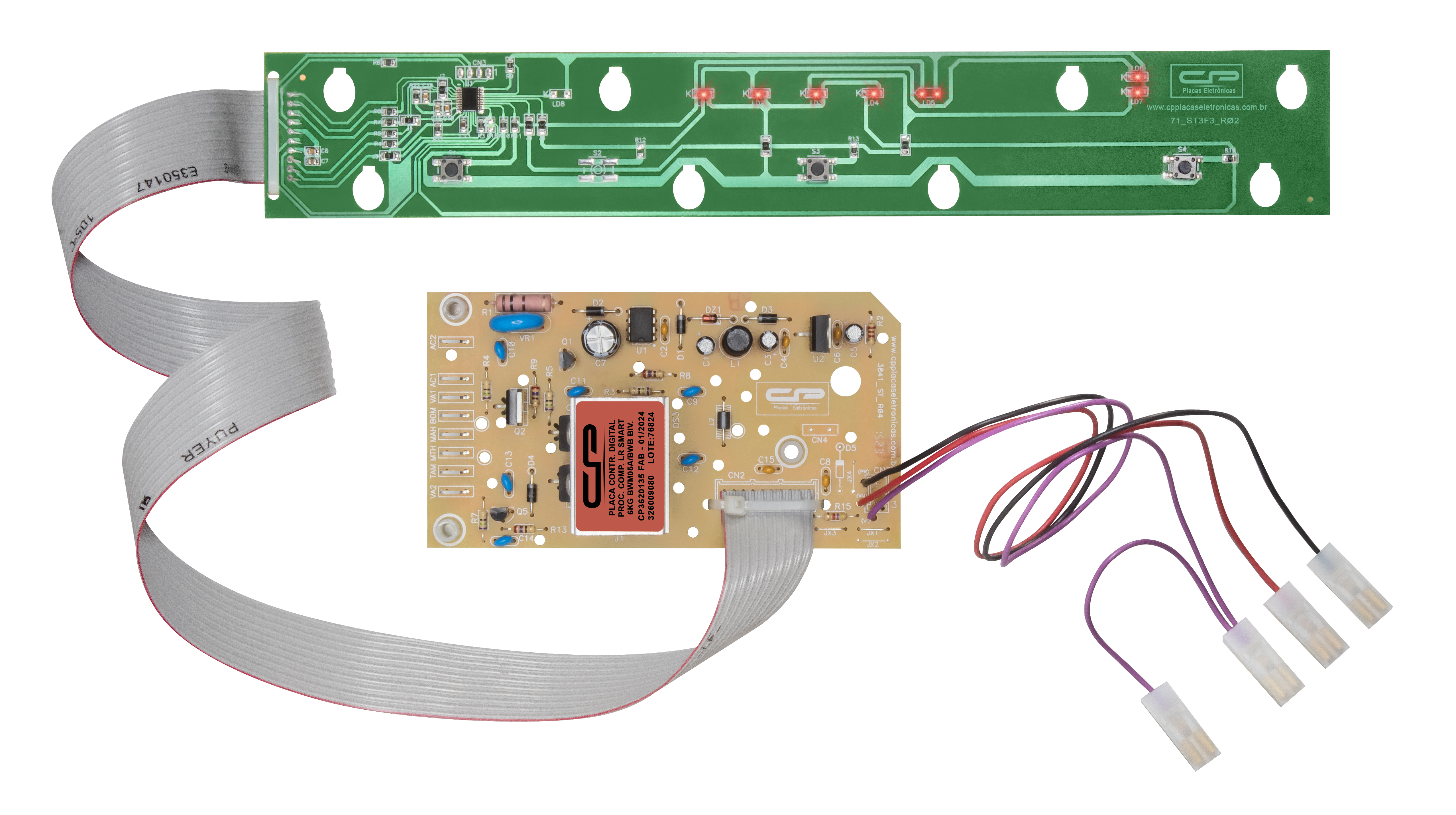 Placa Eletrônica Lavadora Brastemp SMART 5KG BWM05A/BWB bivolt Similar