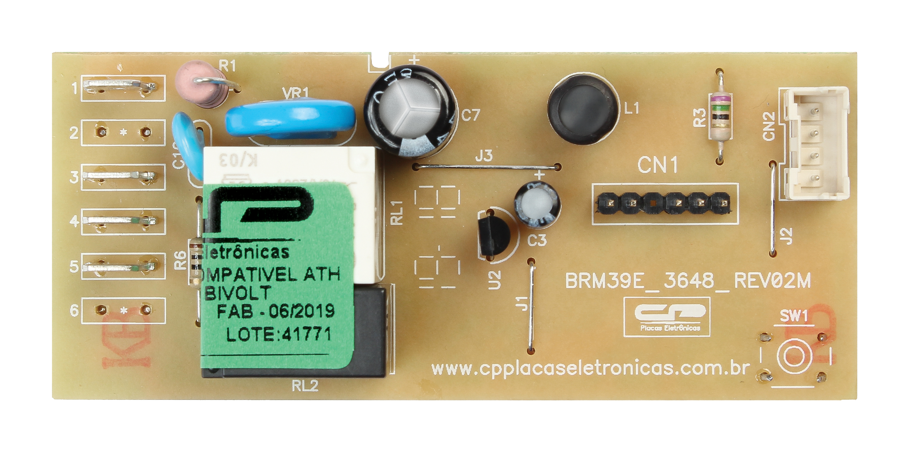 Módulo Eletrônico Geladeira Brastemp/Consul ATH AT BR Hércules bivolt Similar