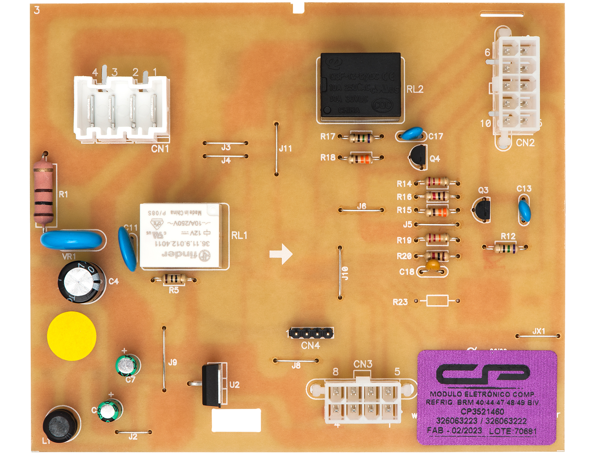 Módulo Eletrônico Geladeira Brastemp/Consul bivolt Similar