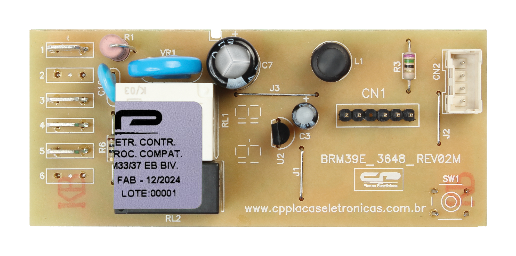 Módulo Eletrônico Geladeira Brastemp/Consul CRM33EB/ CRM33ER / CRM34GB / CRM37EB bivolt Similar