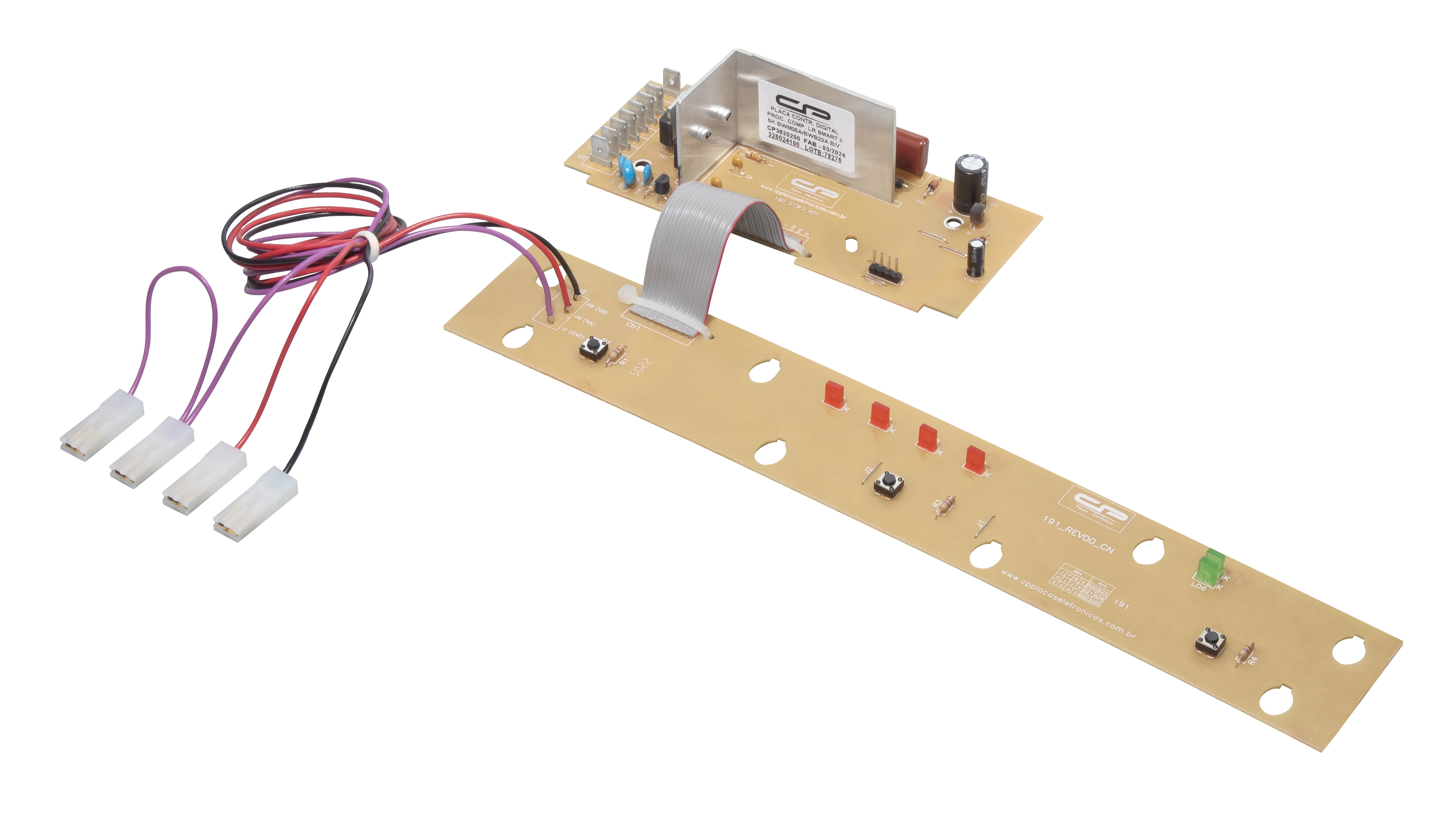 Placa Eletrônica c/ Interface Lavadora Brastemp SMART II 5K BWM05A/BWB22A bivolt Similar