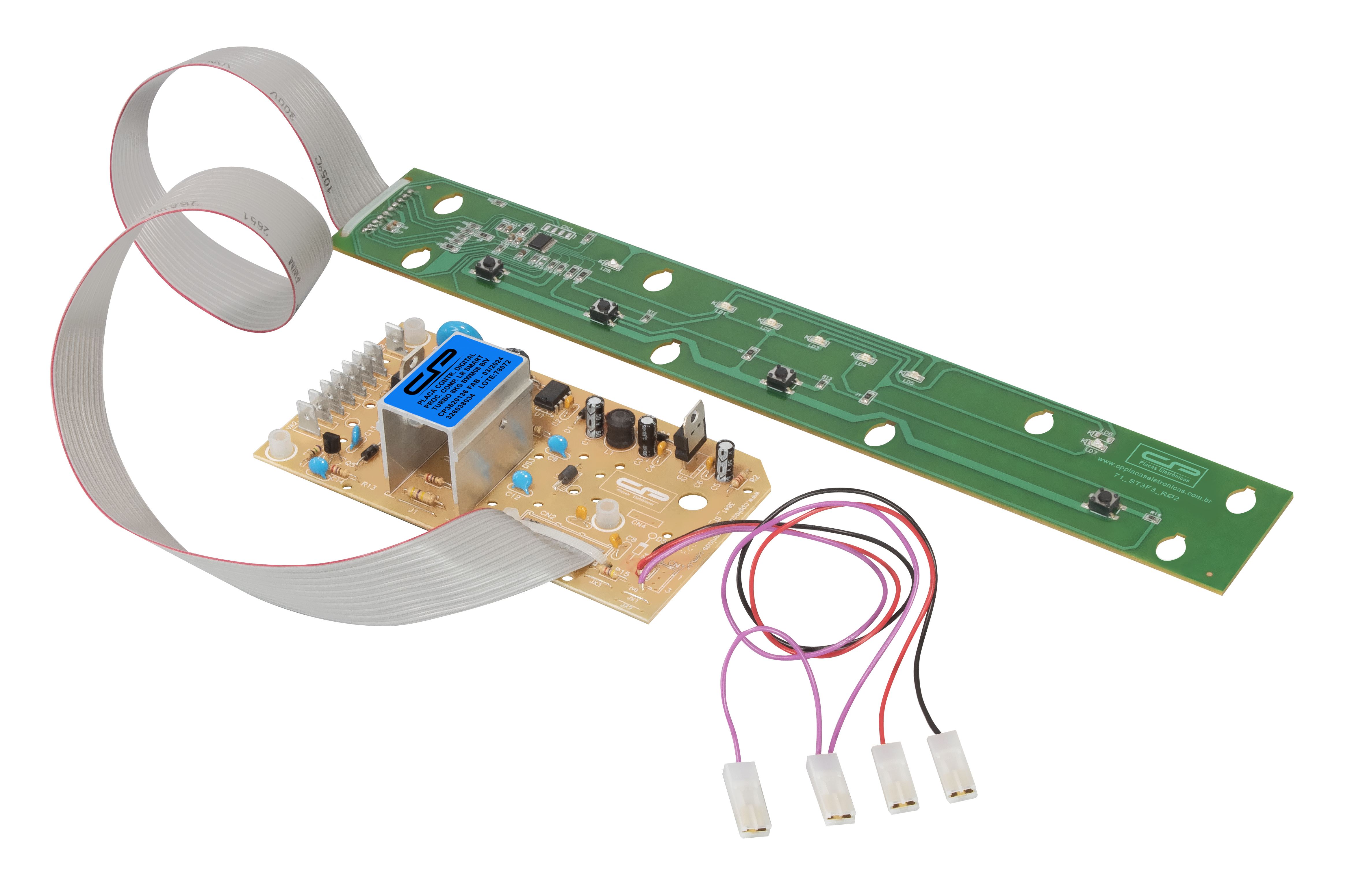 Placa Eletrônica c/ Interface Lavadora Brastemp SMART TURBO 8KG BWM08 bivolt Similar