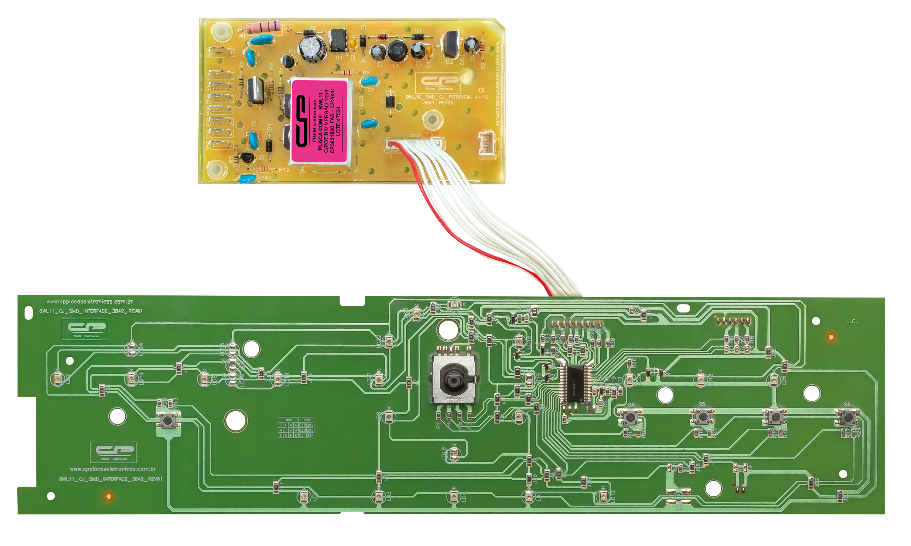 Placa Eletrônica c/ Interface Lavadora Brastemp BWB11/ BWL11 V1/2/3 bivolt Similar