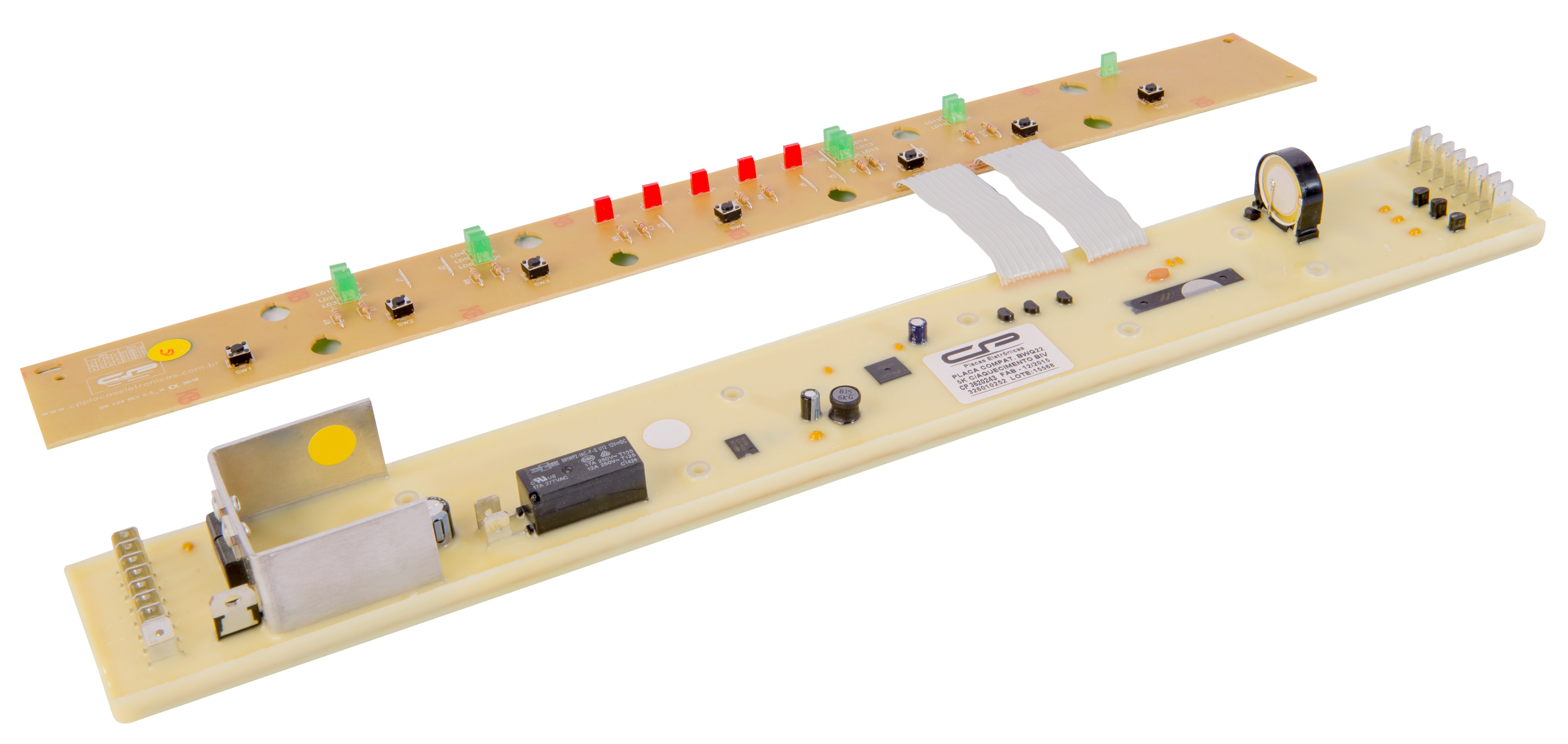 Placa Eletrônica c/ Interface Lavadora Brastemp BWQ22 5K bivolt Similar