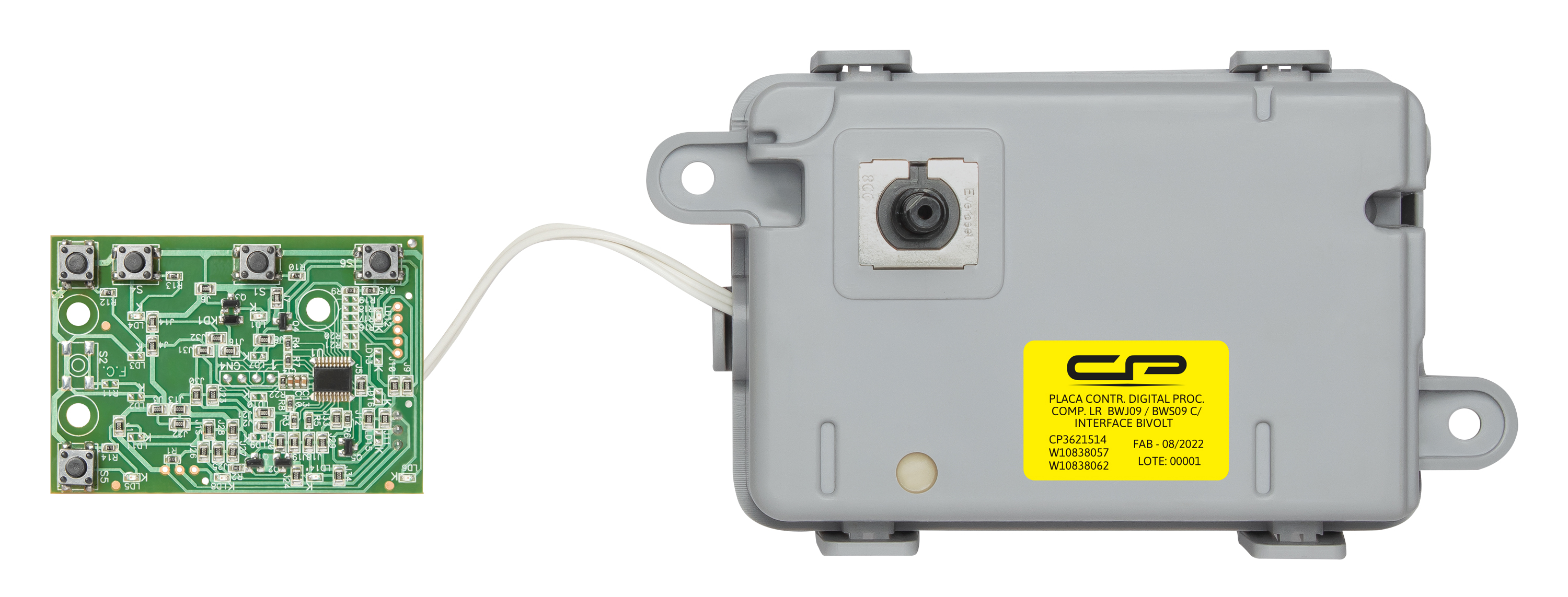 Placa Eletrônica c/ Interface Lavadora Brastemp LR BWJ09 / BWS09 bivolt Similar