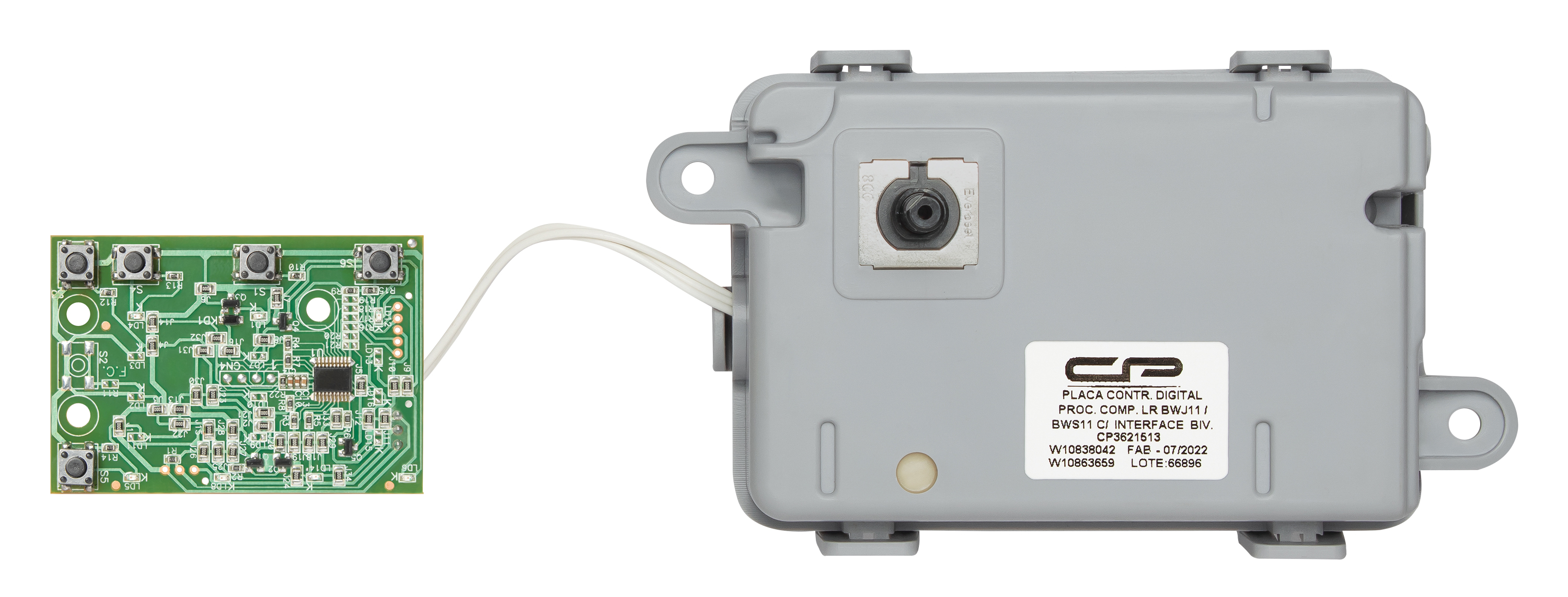 Placa Eletrônica c/ Interface Lavadora Brastemp LR BWJ11 / BWS11 bivolt Similar