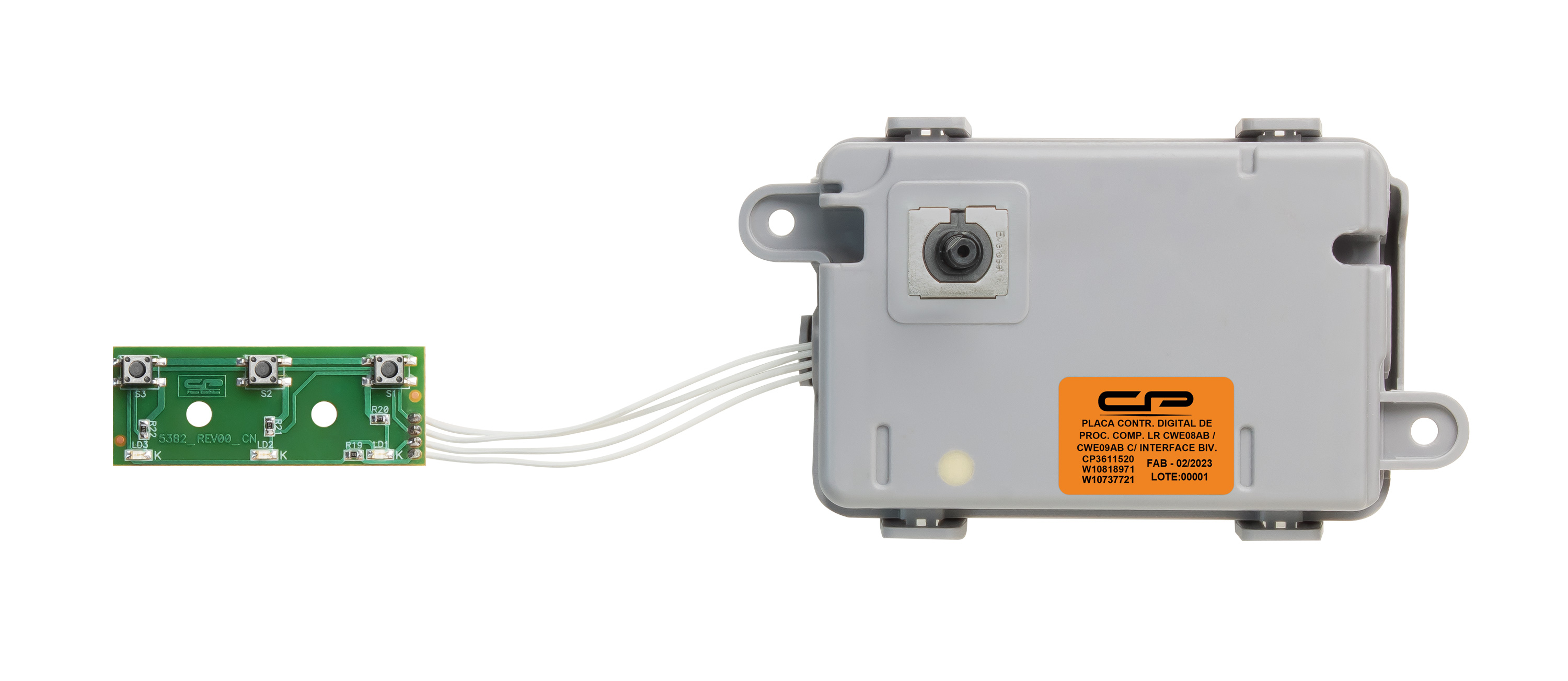 Placa Eletrônica c/ Interface Lavadora Consul CWE08AB/CWE09AB bivolt Similar