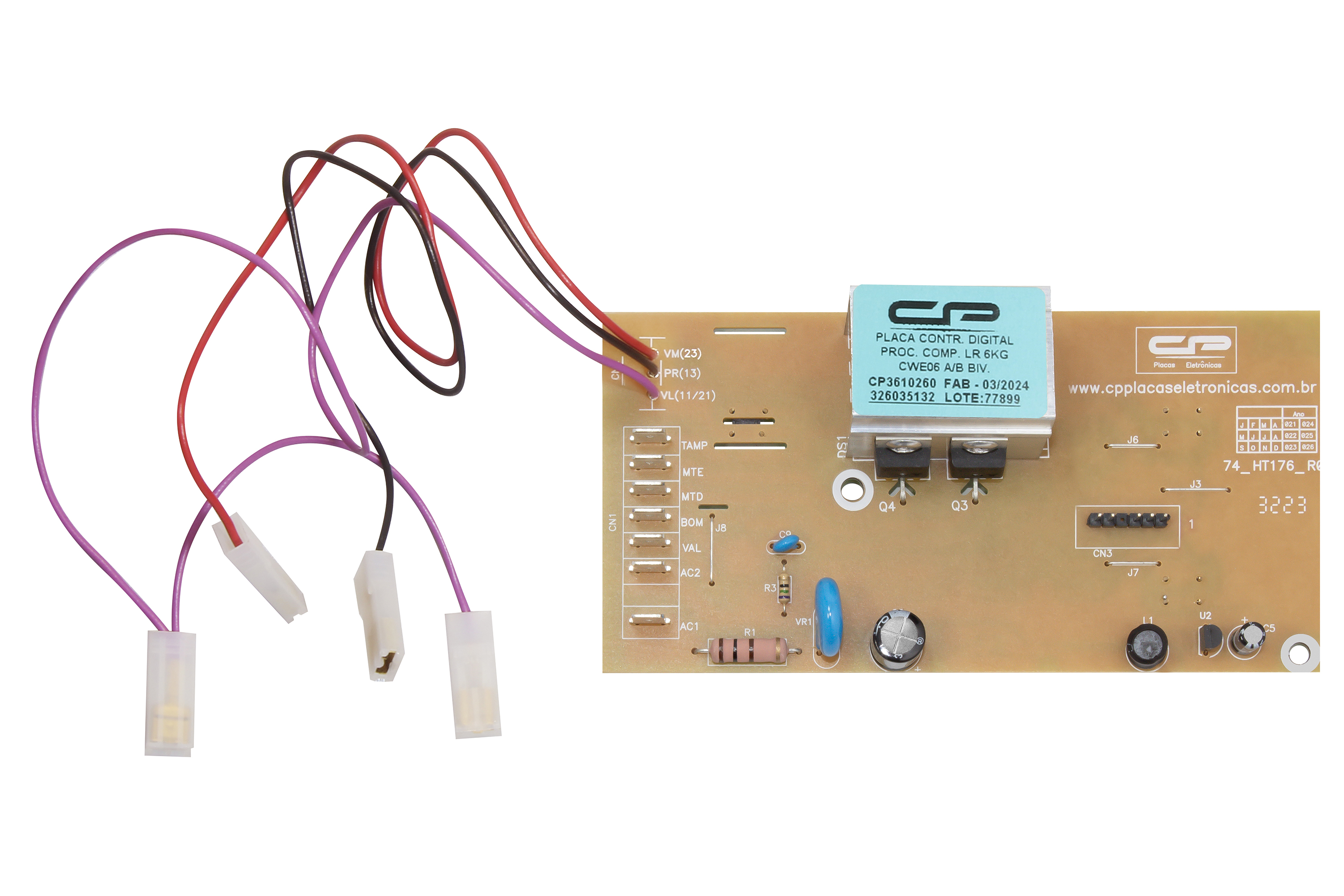 Placa Eletrônica Lavadora Consul 6KG CWE06 A/B bivolt Similar