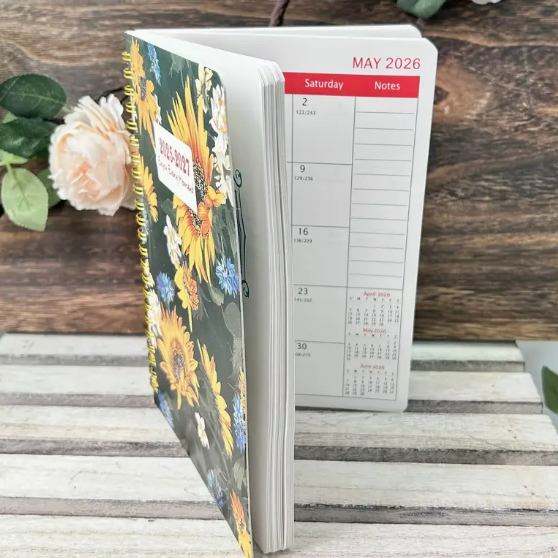 3-Year Planner 2025-2027 with 125 Index Stickers | Weekly & Monthly Journal for Goal Setting and Time Management