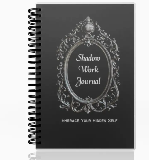 Inner Healing Shadow Work Journal: A Spiritual Guide to Self-Love and Transformation | Black Cover with Ornate Frame Design