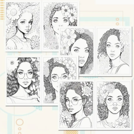 Melanin Magic: An African American Coloring Book for Relaxation and Empowerment for Adults and Teens