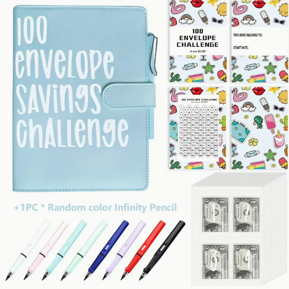 The Ultimate Money Saving Challenge Book: Track, Save, and Succeed | Financial Organizer Book for Budgeting & Goal Setting