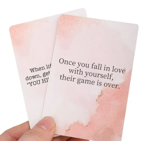 "Daily Inspirational Cards for Women – Empowering Affirmations for Confidence, Self-Love & Motivation"