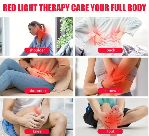 Red Infrared Light Lamp with Stand LED for Face and Body