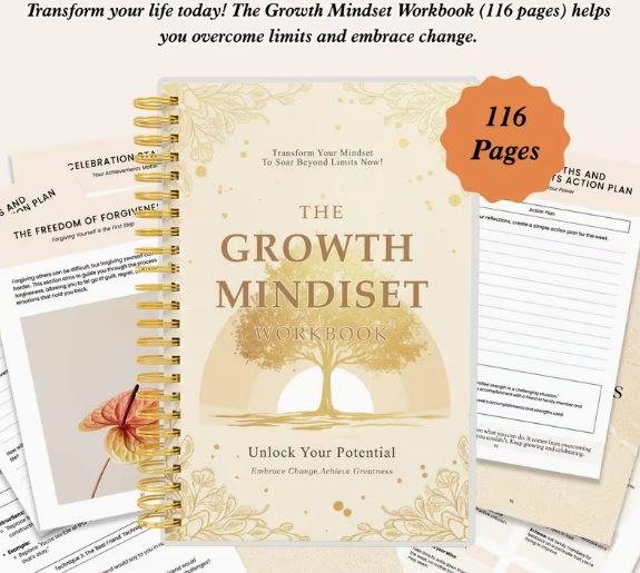 Manifestation & Goal-Setting Workbook – 116 Pages to Rewire Your Mindset & Unlock Success