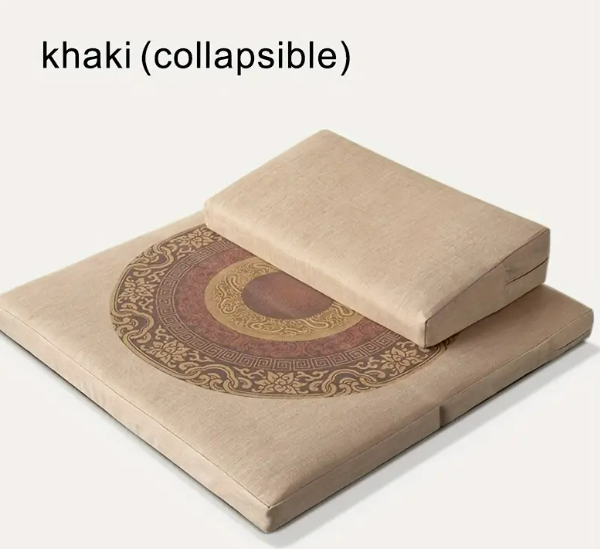 Meditation Seat | Zen Meditation Pillow | Natural Straw Mat Cushion | Minimalist Home Decor | Boho Floor Seating