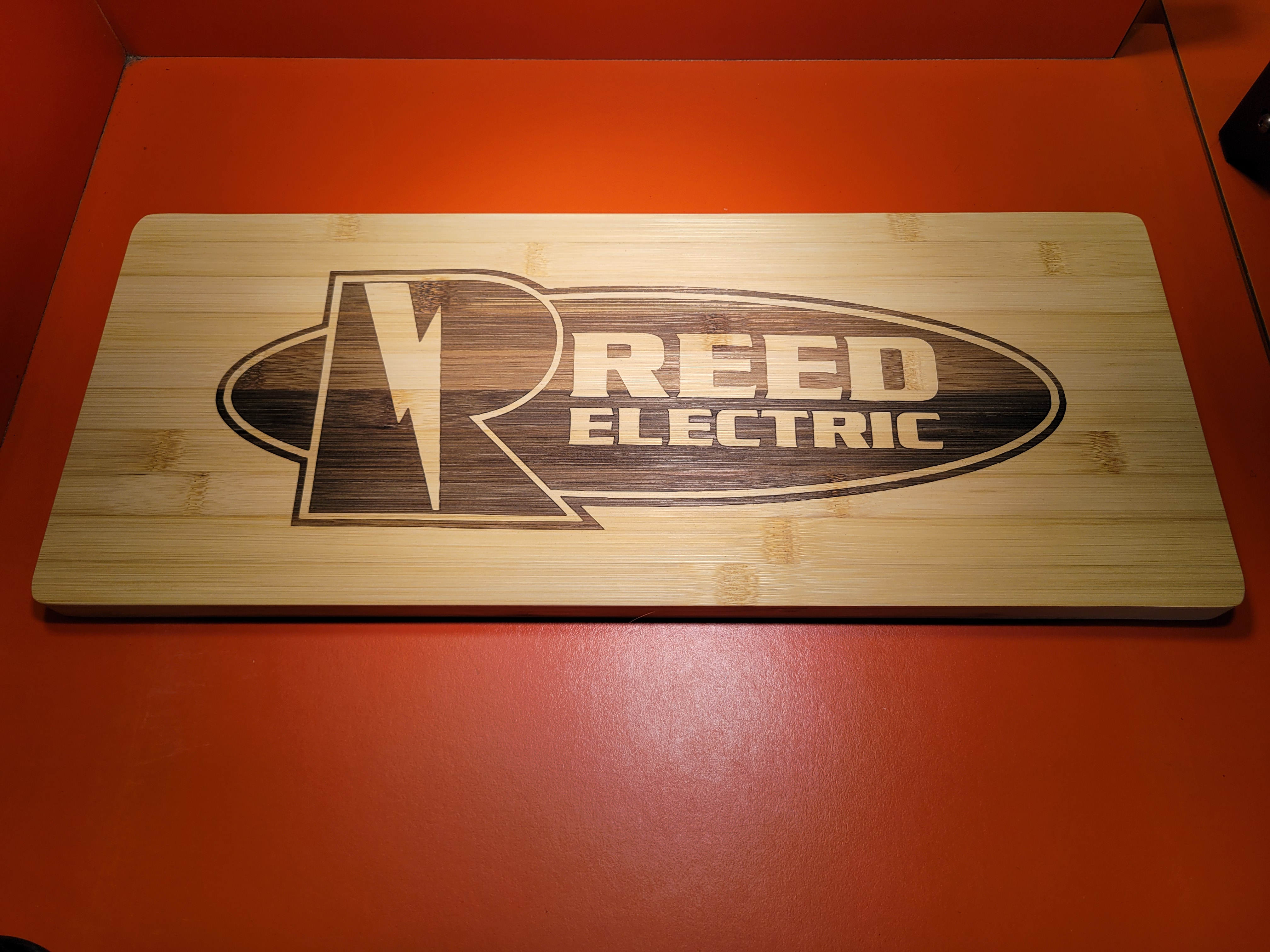 Personalized Bamboo Charcuterie Board & Sign