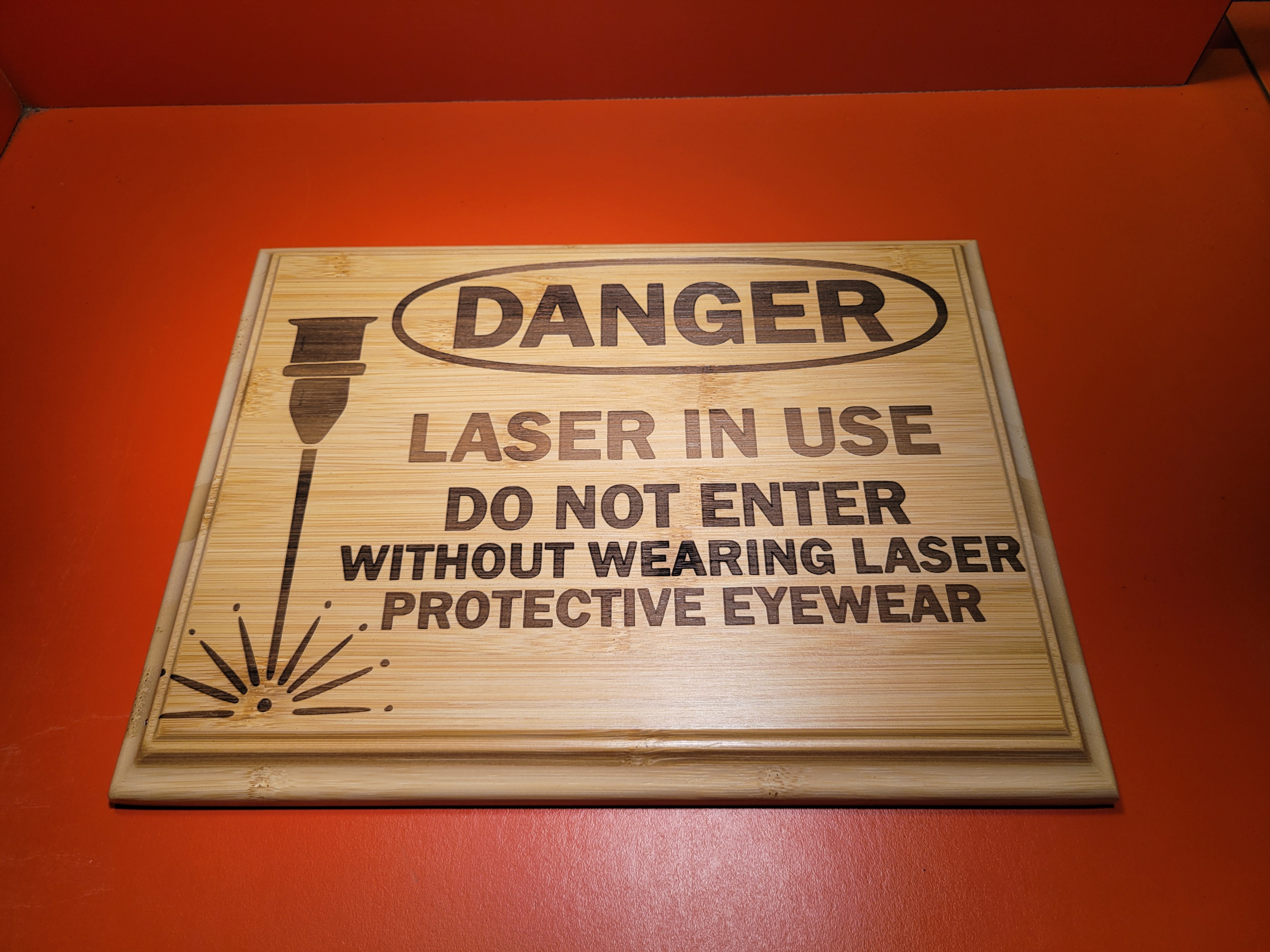 Engraved Bamboo Plaque – Customizable Award & Gift