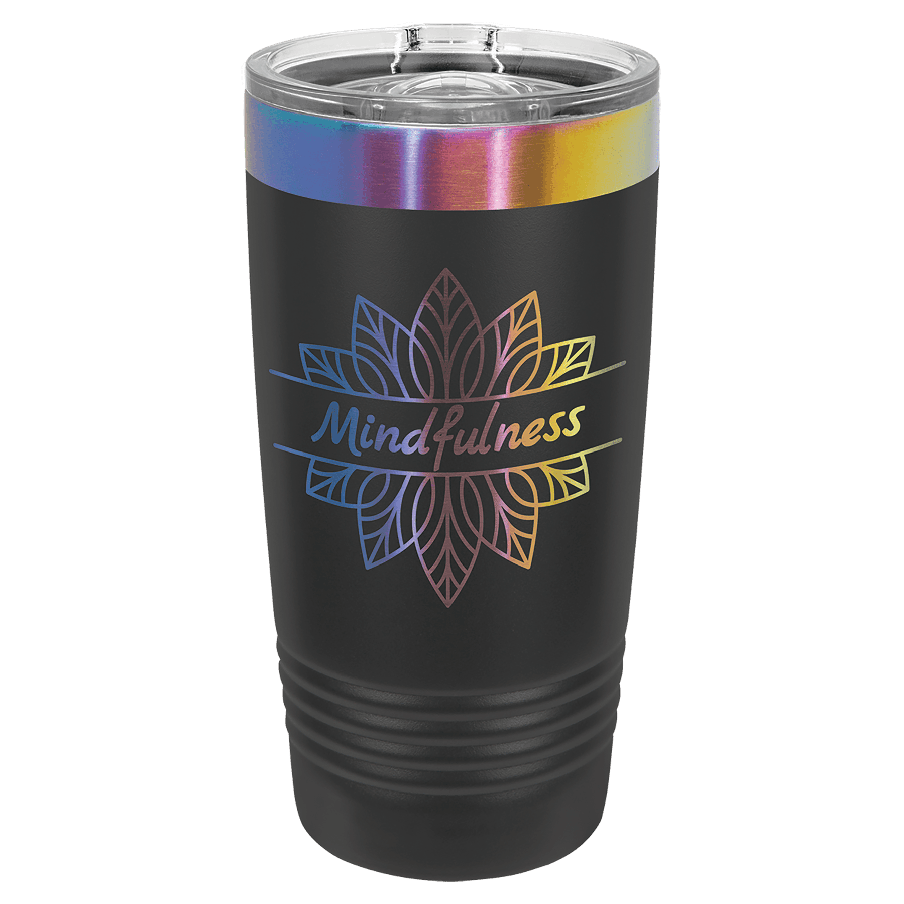 Personalized Polar Camel® 20 oz. Ringneck Vacuum Insulated Tumbler with Lid – Available in 25 Colors