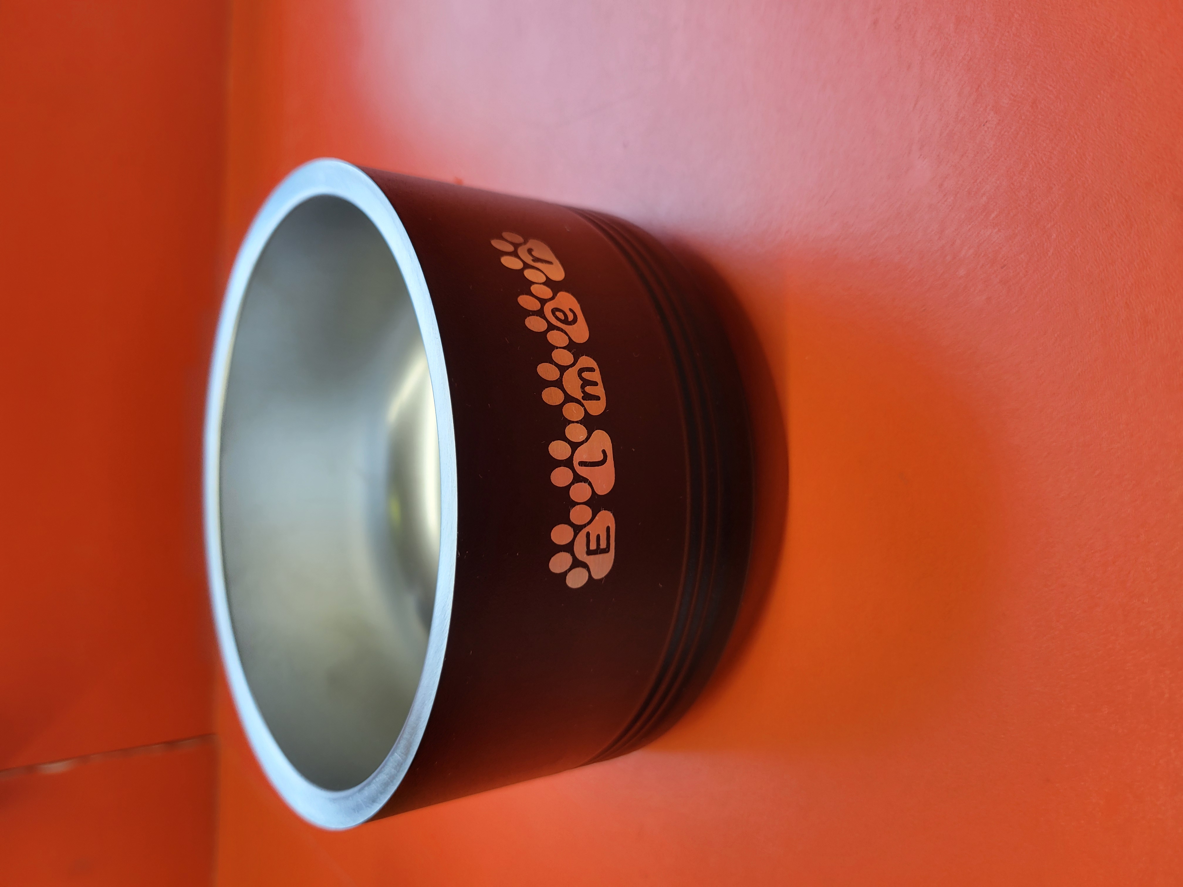 Personalized Polar Camel® Stainless Steel Pet Bowl – Available in 6 Colors & 3 Sizes