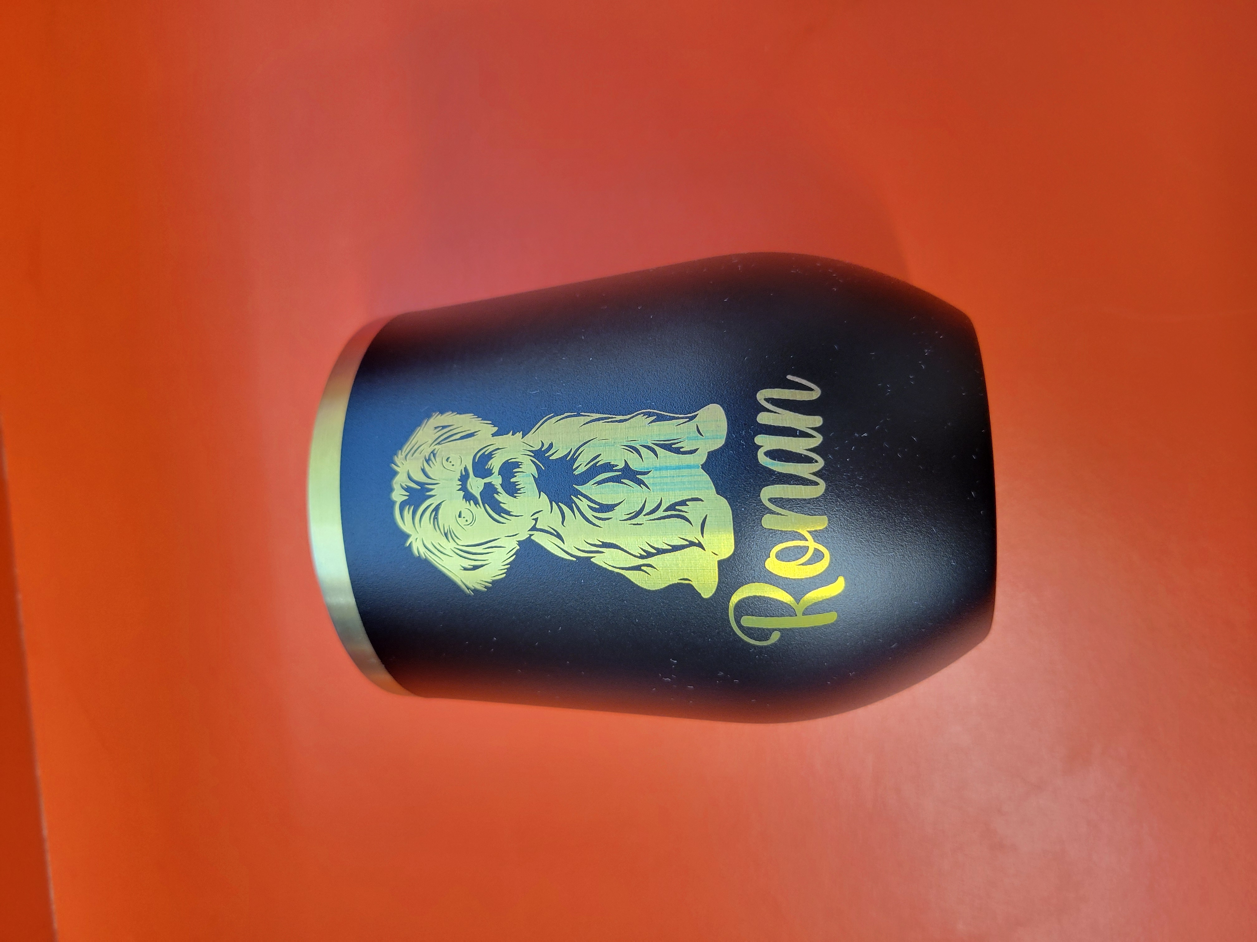 Personalized Polar Camel® 12 oz. Vacuum Insulated Stemless Wine Tumbler with Lid – Available in 24 Colors
