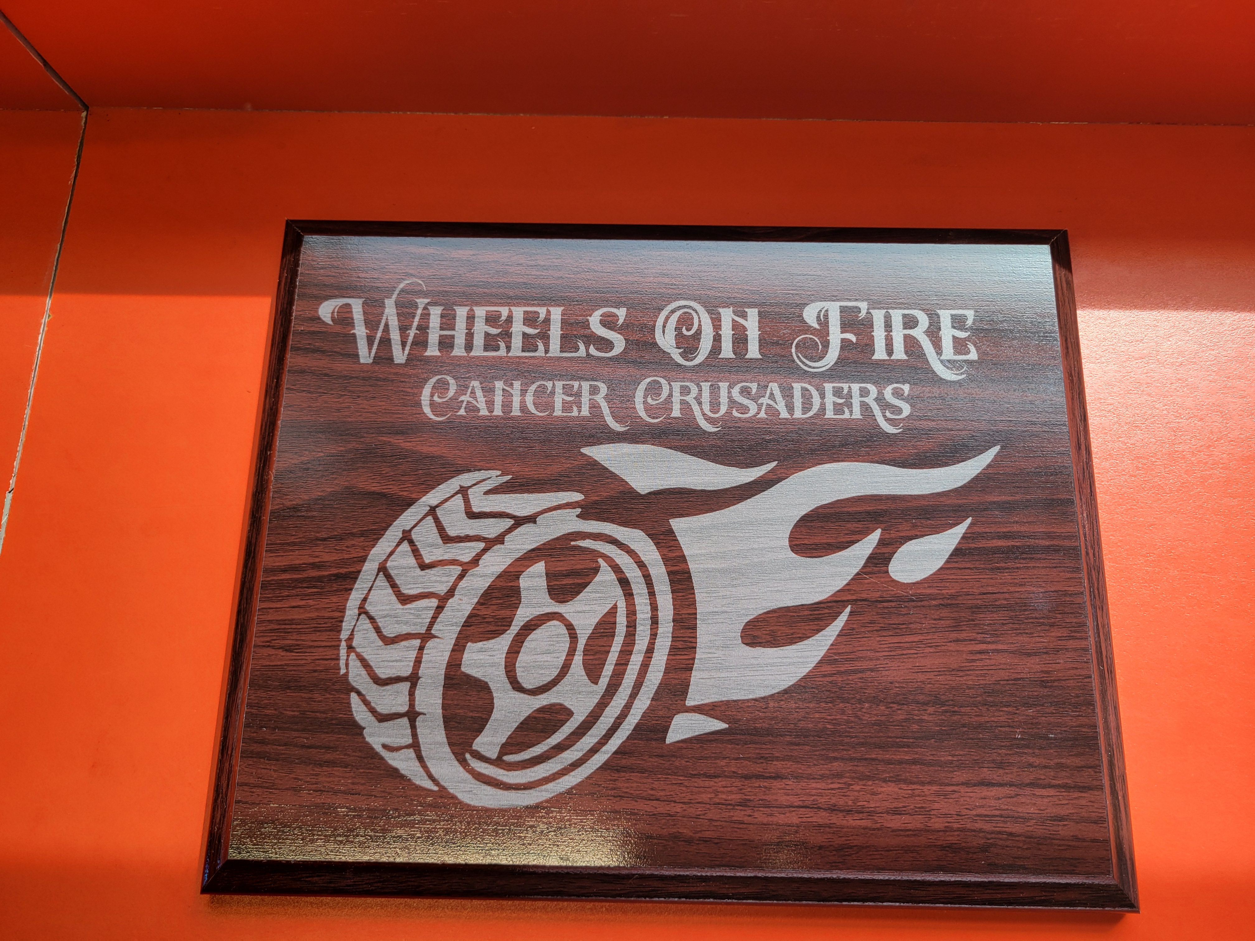 Mahogany Finish Plaque – Custom Engraved Award & Memorial