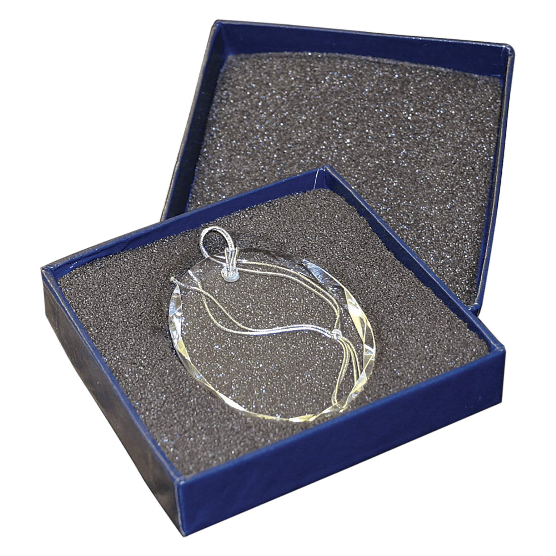 Custom Engraved Optic Crystal Ornaments – Gift Box Included