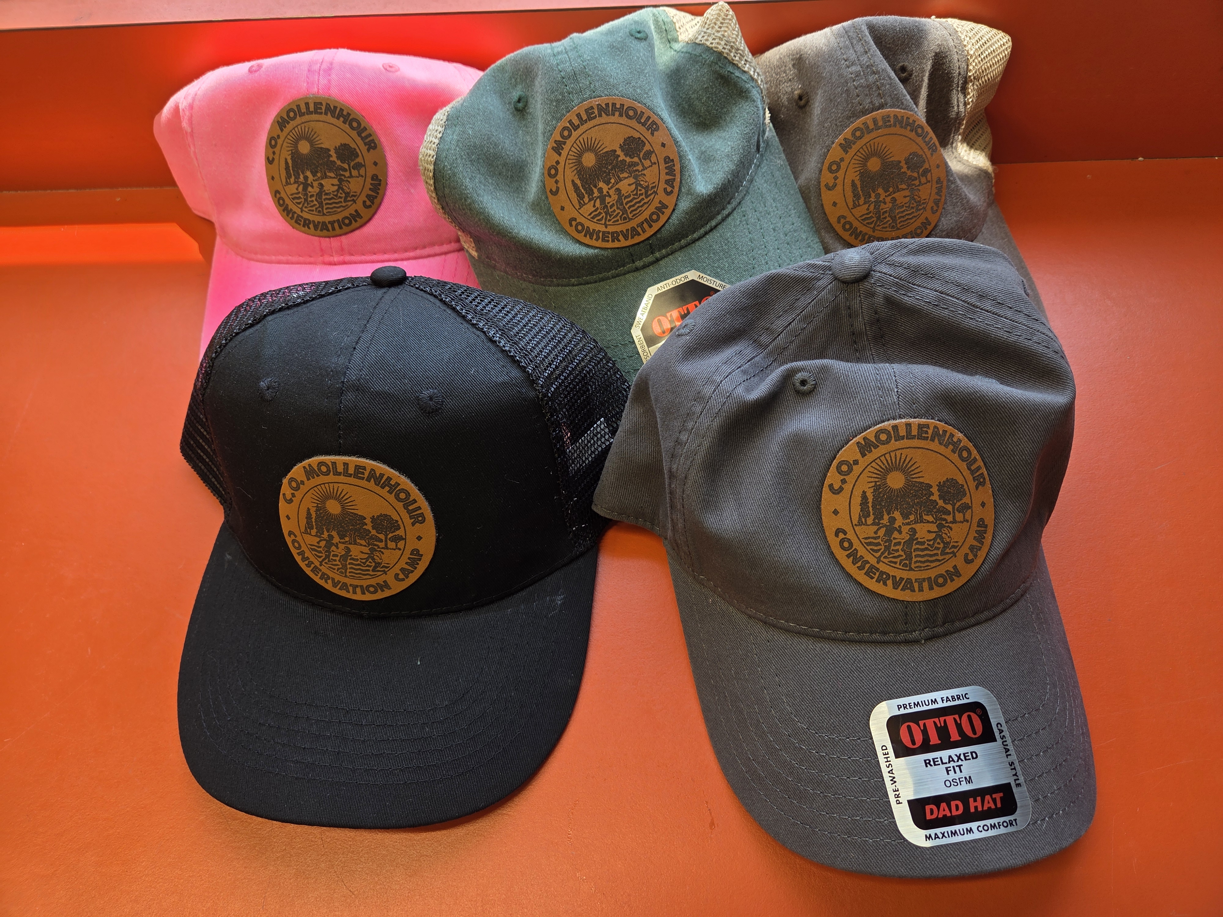 Custom OTTO® Caps with Personalized Leather & Leatherette Patches