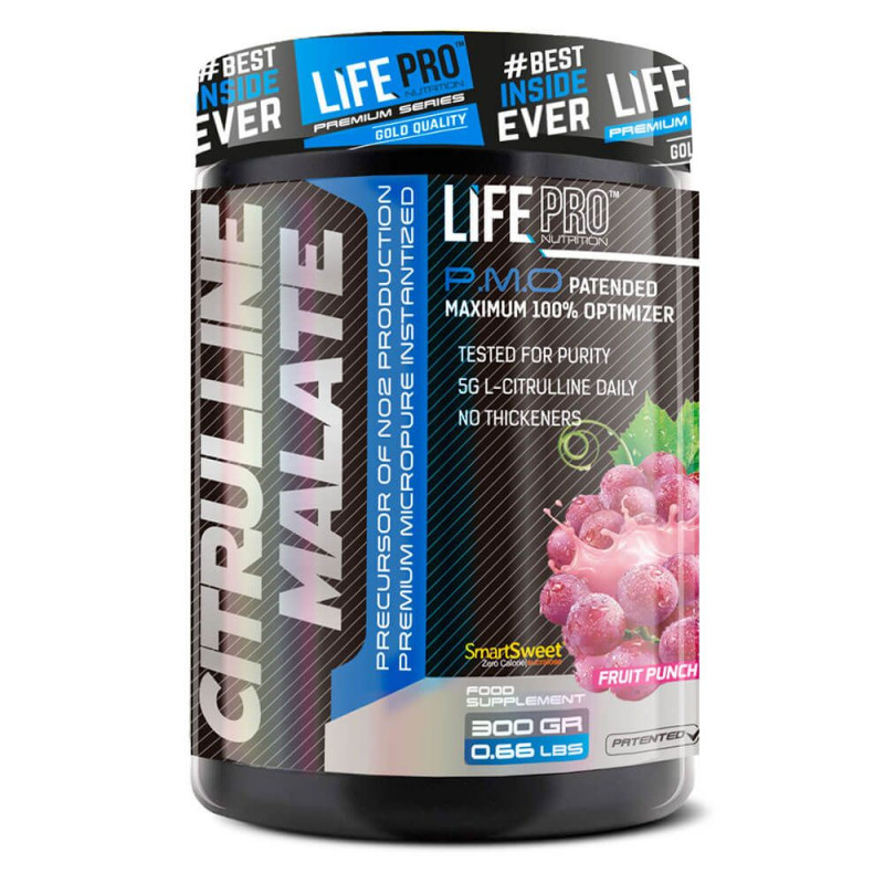  LIFE PRO CITRULINA MALATO 300G LIFE PRO NUTRITION Life Pro Citrulina Malato 300g