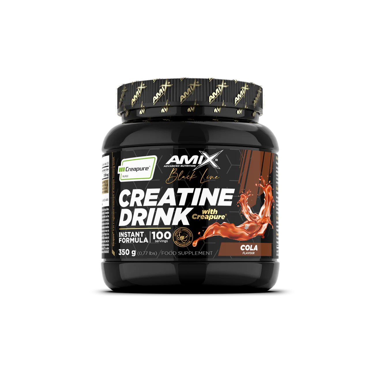 Amix™ Creatina Creapure® Powder Drink Black Line