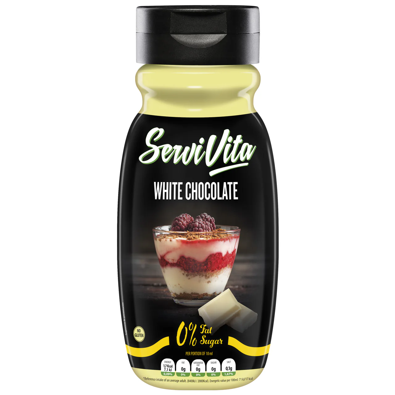 SALSA ZERO 320 ML Chocolate blanco SERVIVITA