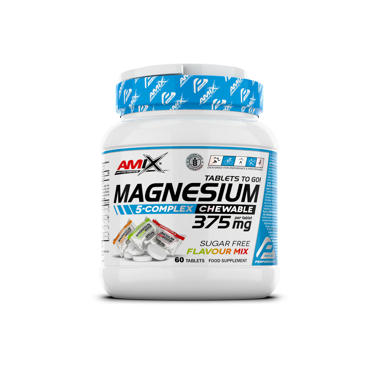 Magnesio formato masticable 60tbl - Amix Performance