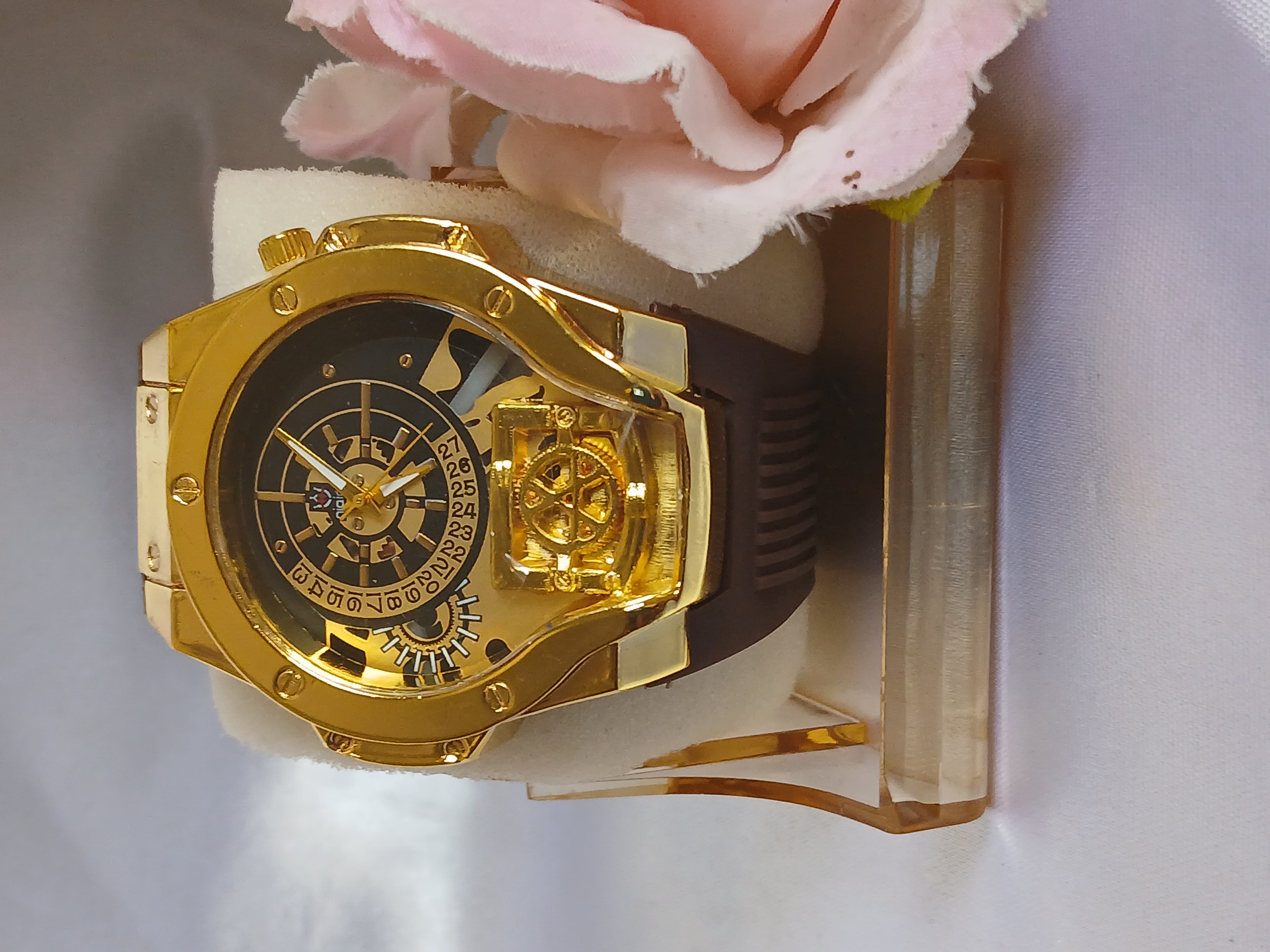 Luxury Gold-Plated Watch
