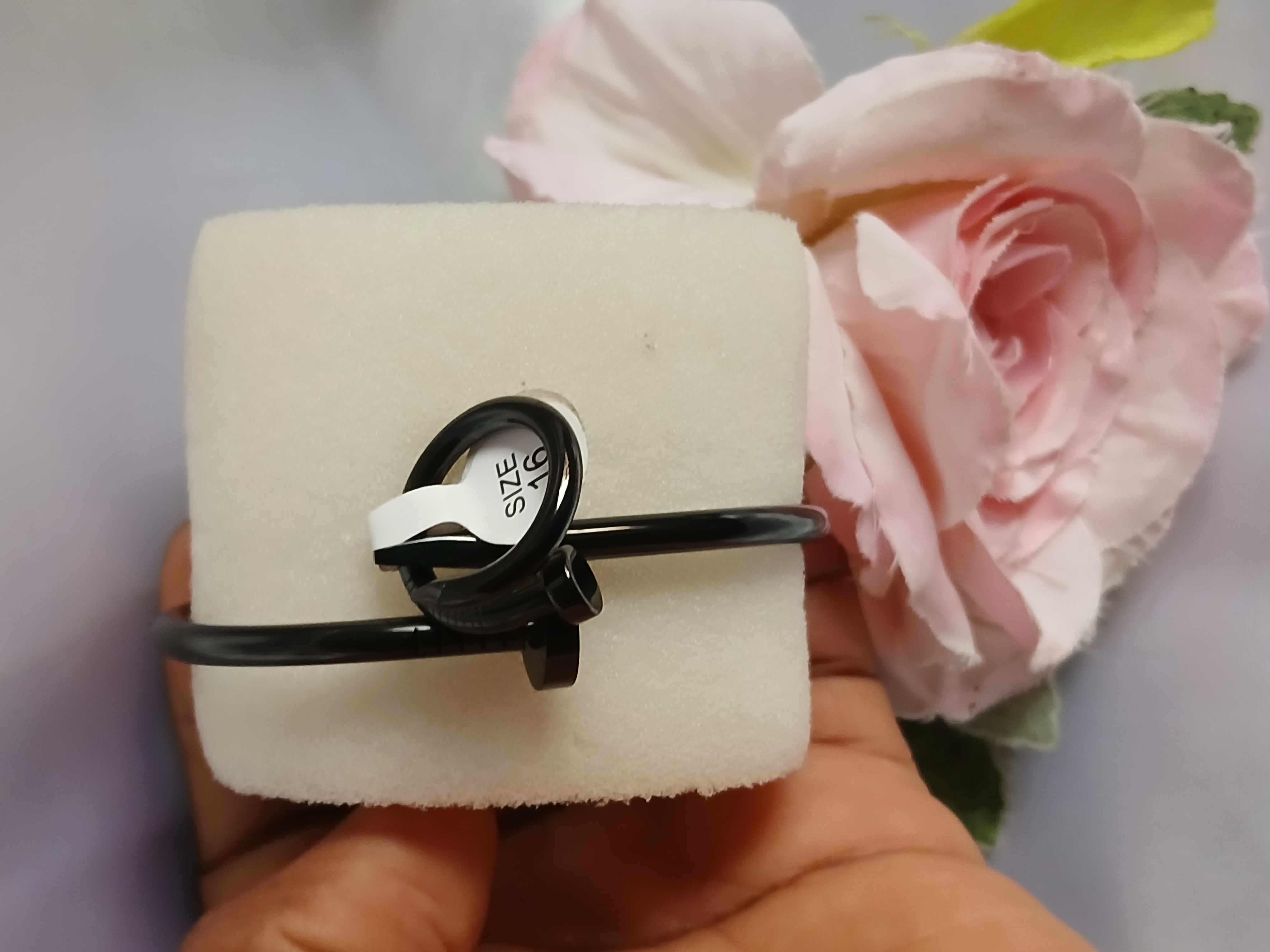 Black Ribbon Bracelet