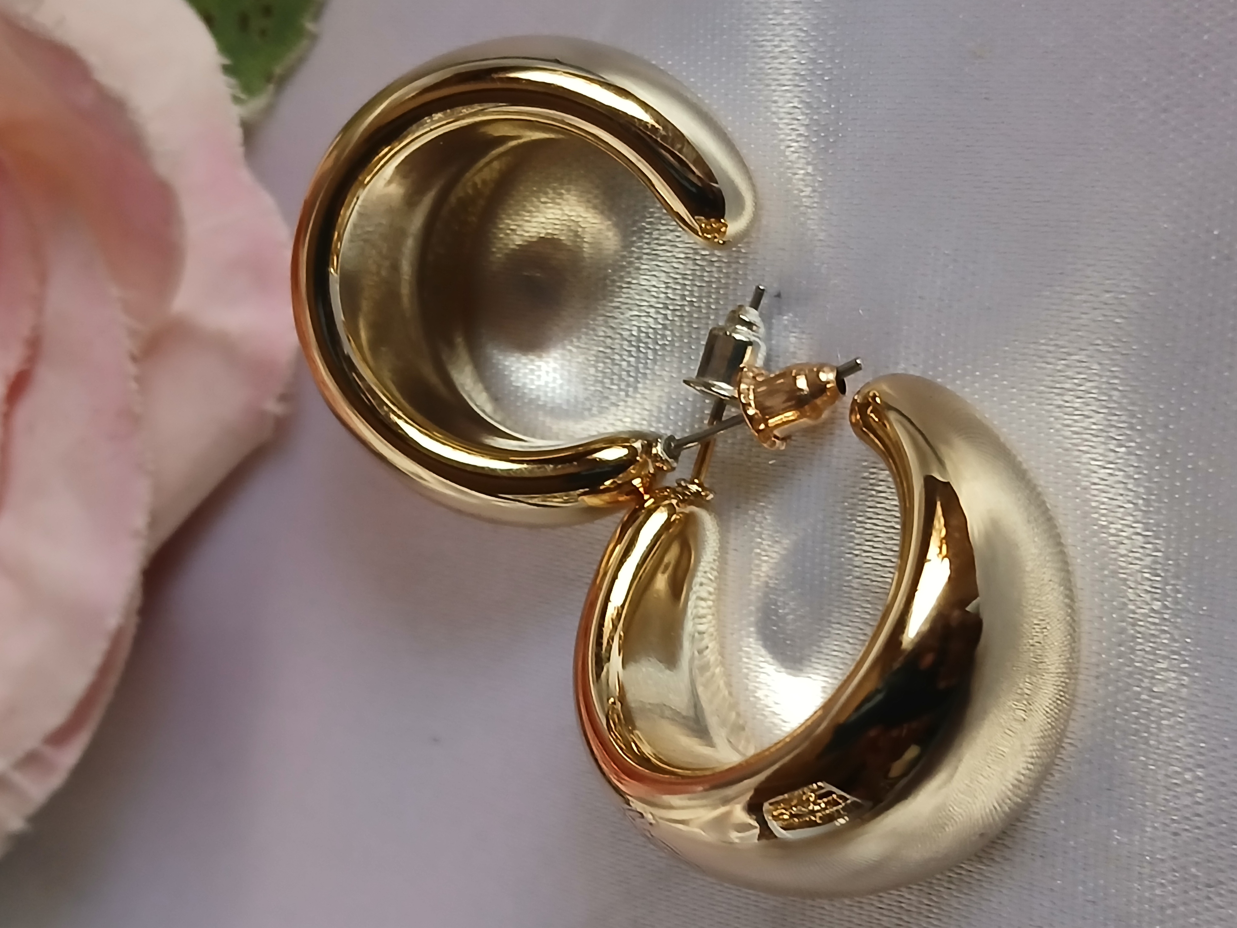 Gold Hoop Earrings
