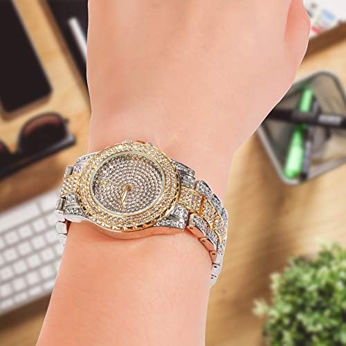 Luxury Gold and Silver Wristwatch